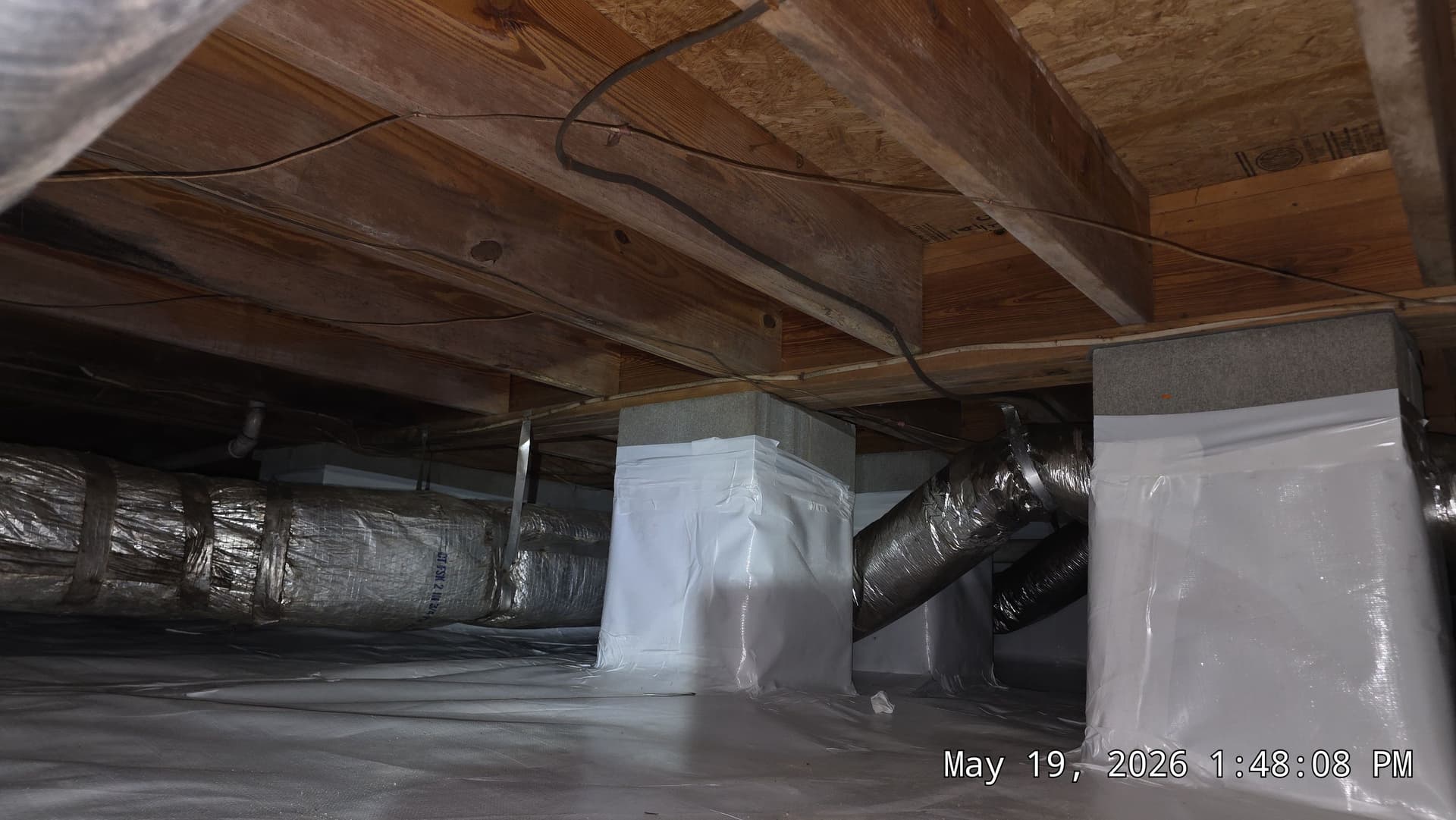Gallery photos for Crawl Space Encapsulation with Dehumidifier Installation in Creedmoor NC: Image #2