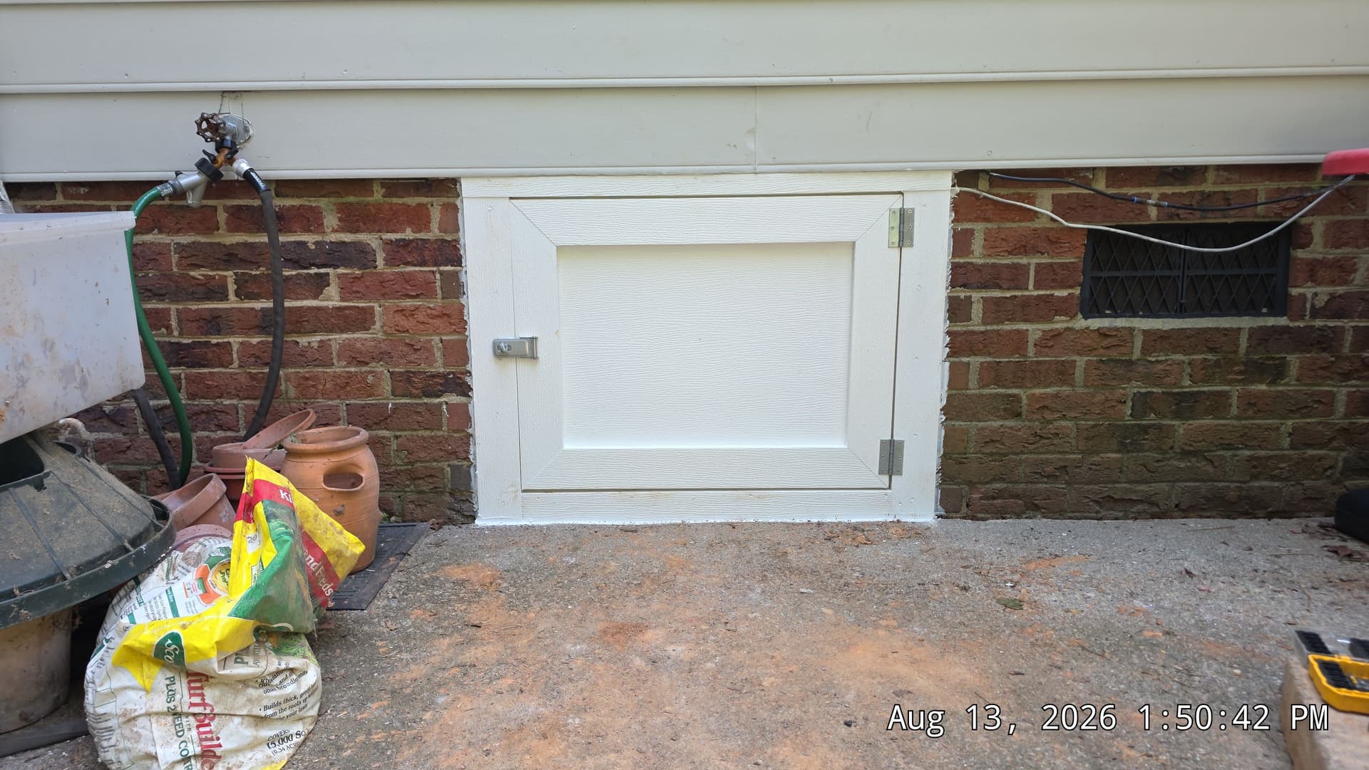 Gallery photos for Crawl Space Encapsulation with Aprilaire E70 Dehumidifier and New PVC Door: Image #2