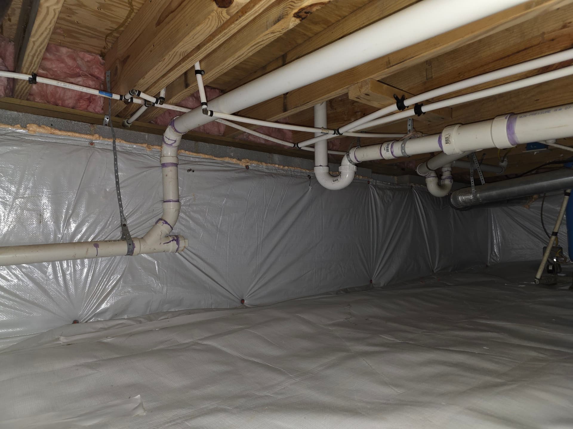 Gallery photos for Full Crawl Space Encapsulation Completed in Roxboro: Image #1