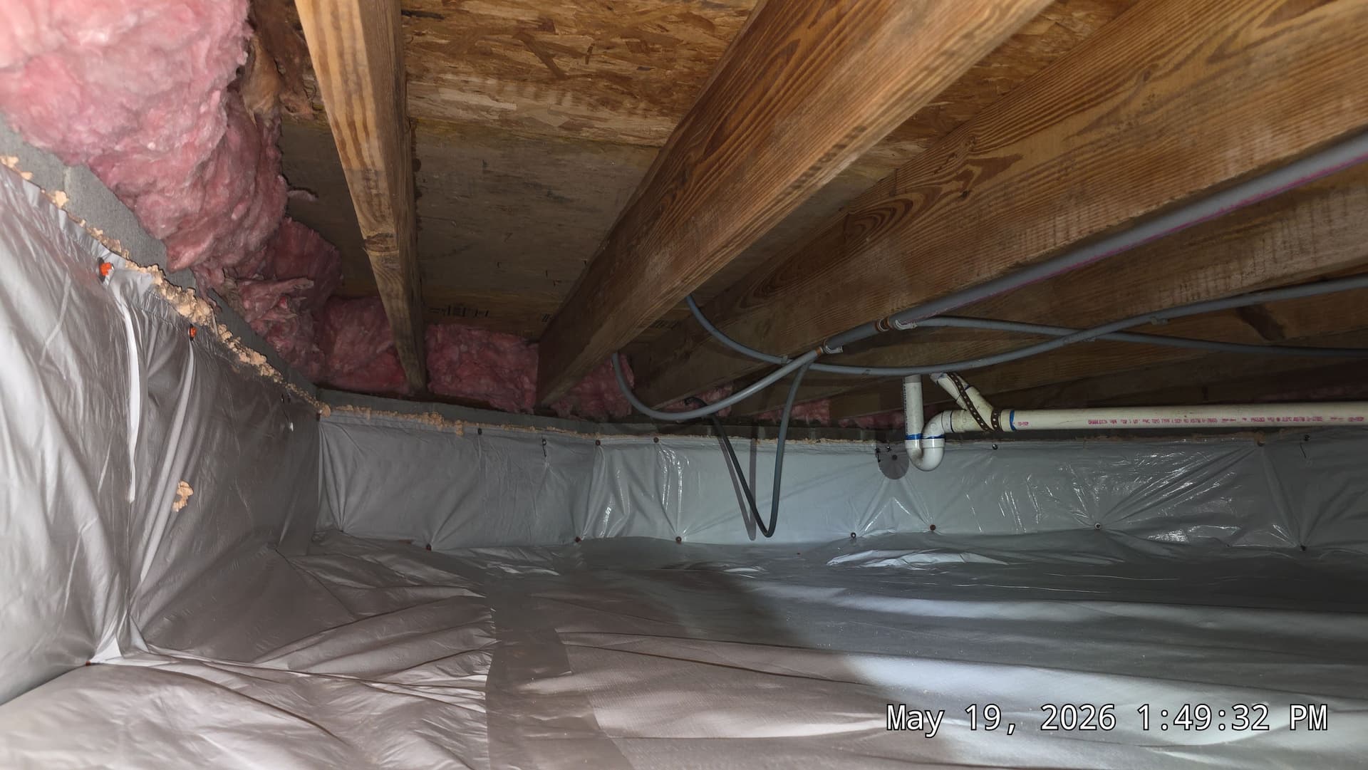 Gallery photos for Crawl Space Encapsulation with Dehumidifier Installation in Creedmoor NC: Image #4