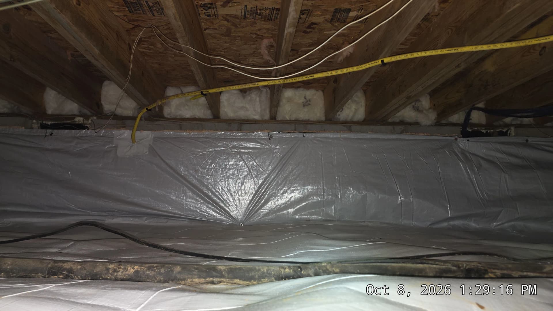 Gallery photos for Crawl Space Encapsulation with 20 Mil Vapor Barrier in Durham: Image #3