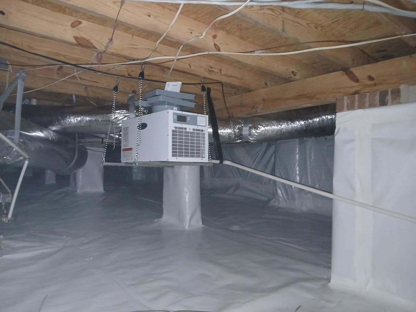 Gallery photos for Crawl Space Encapsulation and Dehumidifier Install in Wake Forest: Image #2