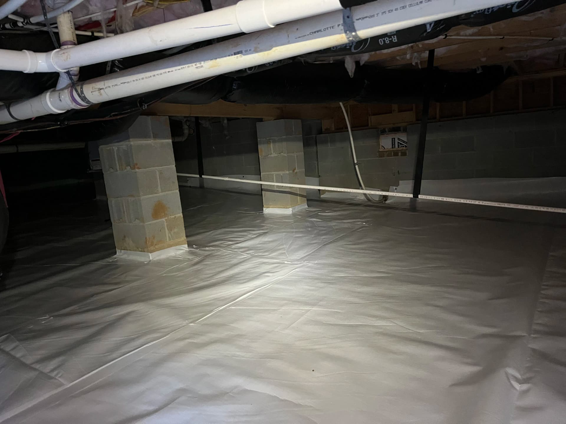 Gallery photos for Vapor Barrier and Dehumidifier Install for a Dry Crawl Space: Image #5