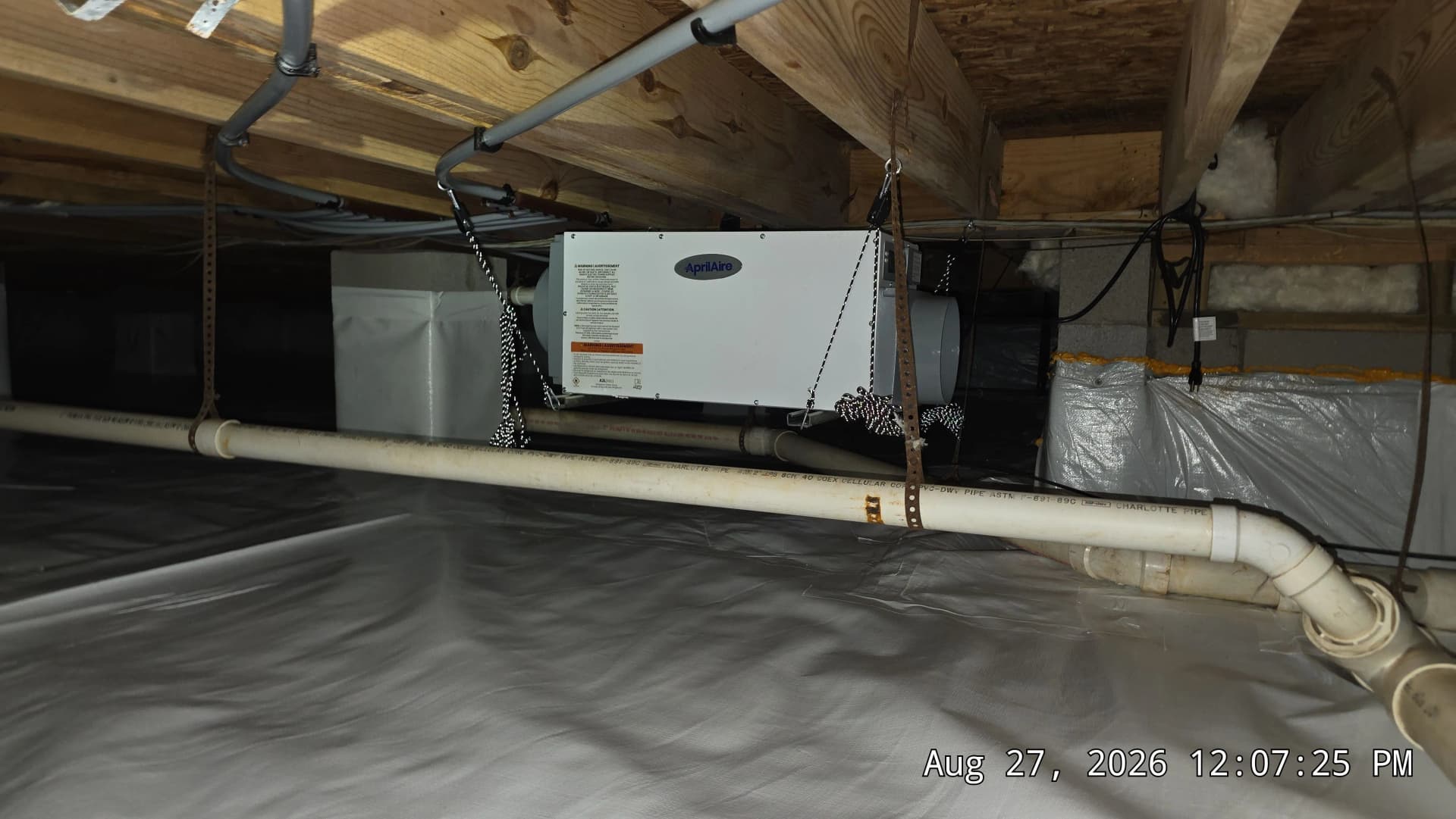 Gallery photos for North Durham Crawl Space Encapsulation and Dehumidifier Install: Image #1