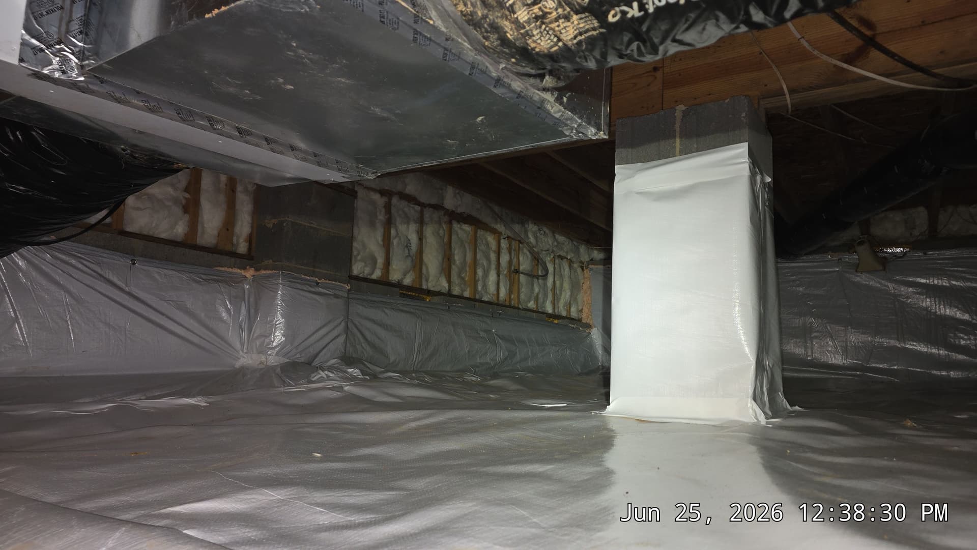 Gallery photos for Full Crawl Space Encapsulation with Dehumidifier and Fungus Removal: Image #4