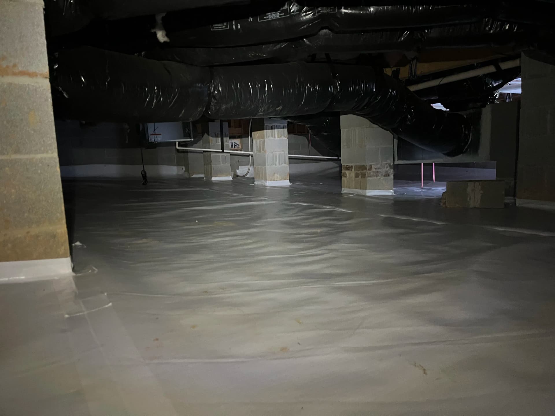 Gallery photos for Vapor Barrier and Dehumidifier Install for a Dry Crawl Space: Image #1