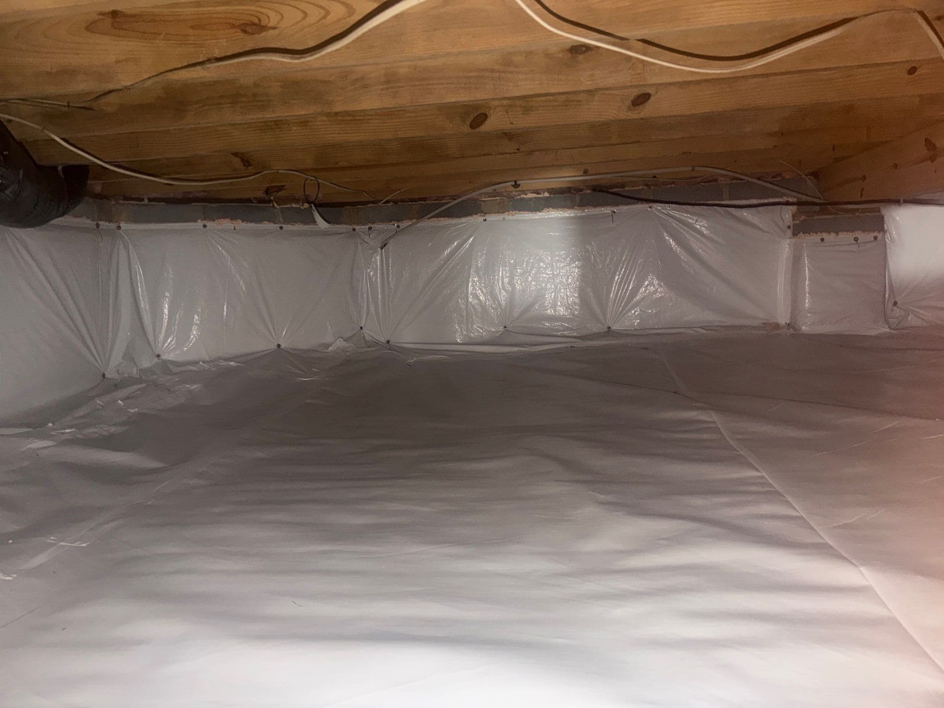 Project Enhanced Crawl Space with Moisture Control Solutions image