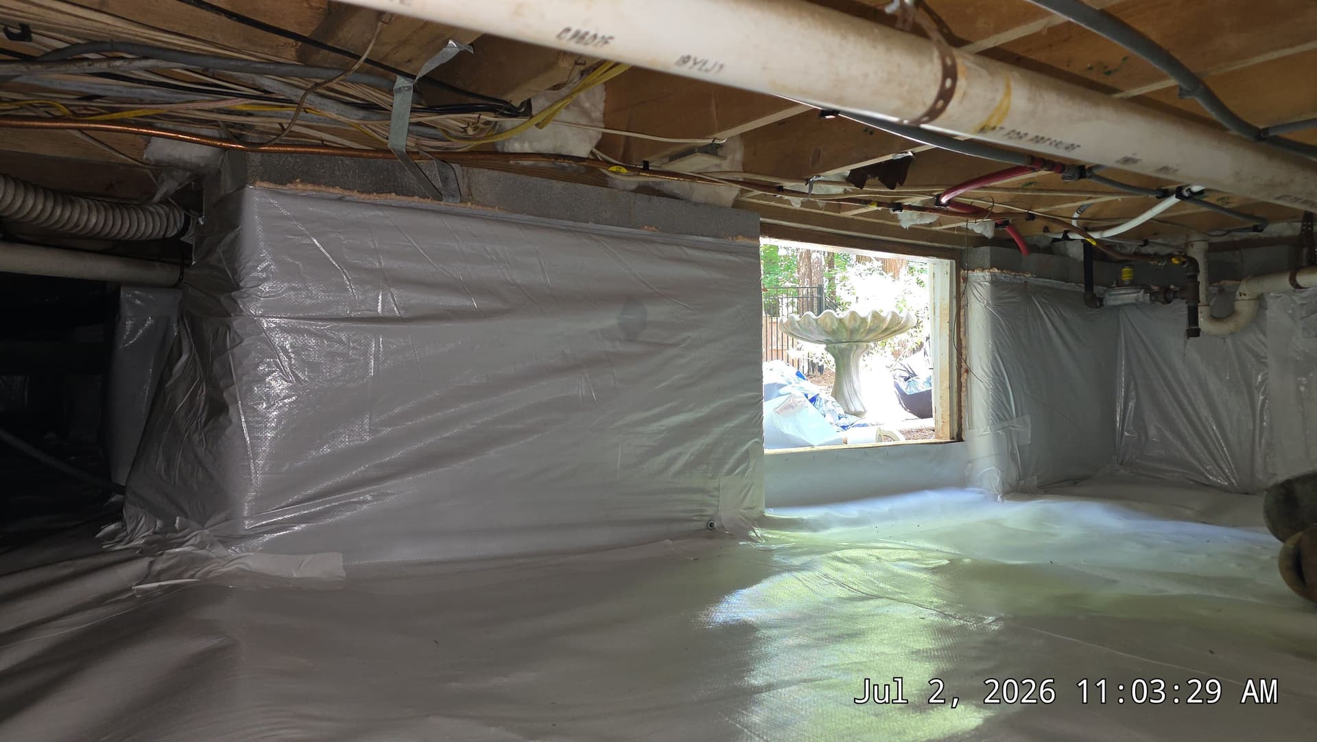 Gallery photos for Raleigh Crawl Space Encapsulation with Aprilaire E70 Dehumidifier: Image #5