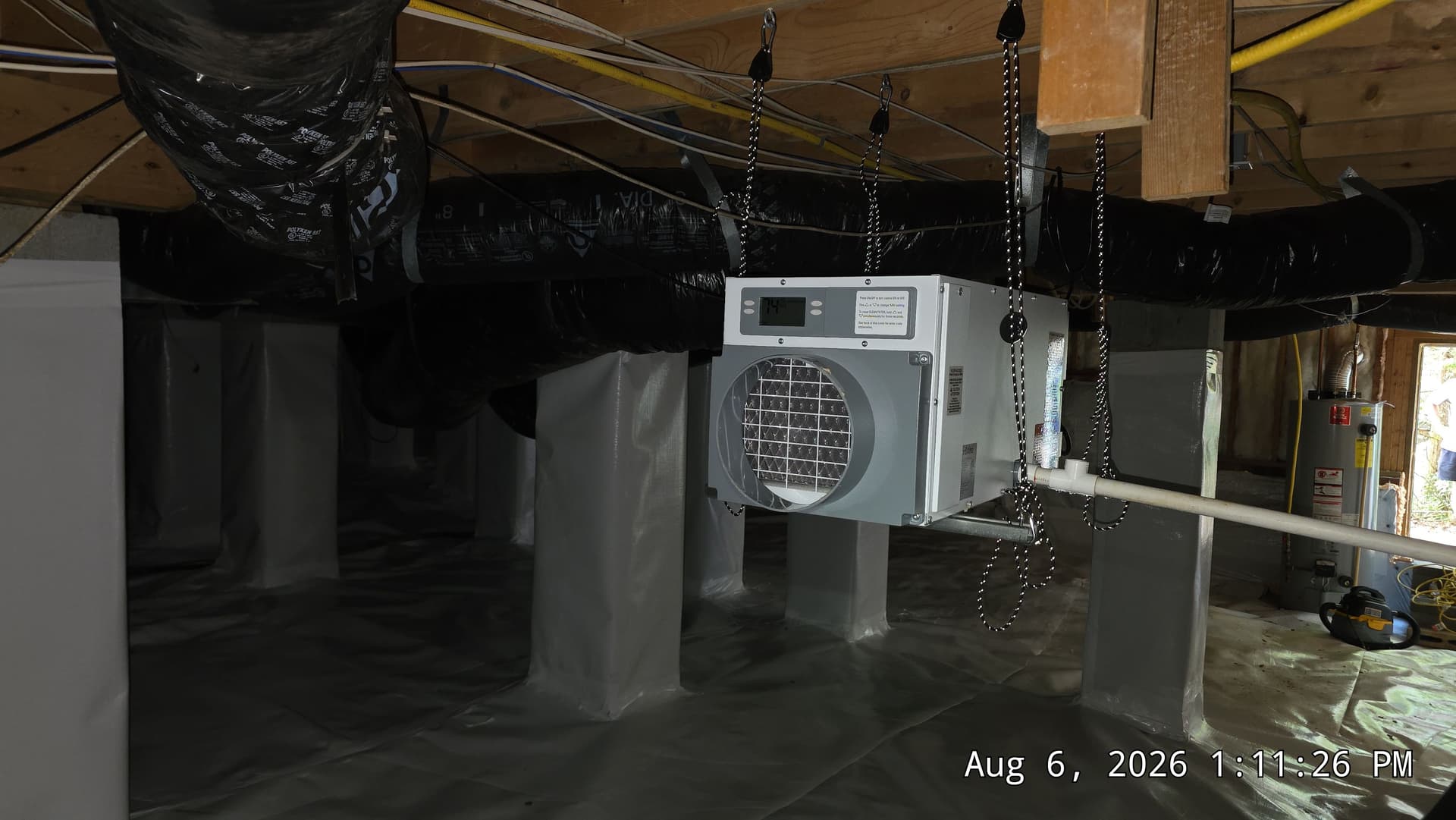 Full Crawl Space Encapsulation with Sump Pump in Durham image