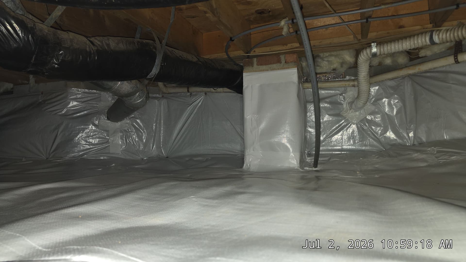 Gallery photos for Raleigh Crawl Space Encapsulation with Aprilaire E70 Dehumidifier: Image #3