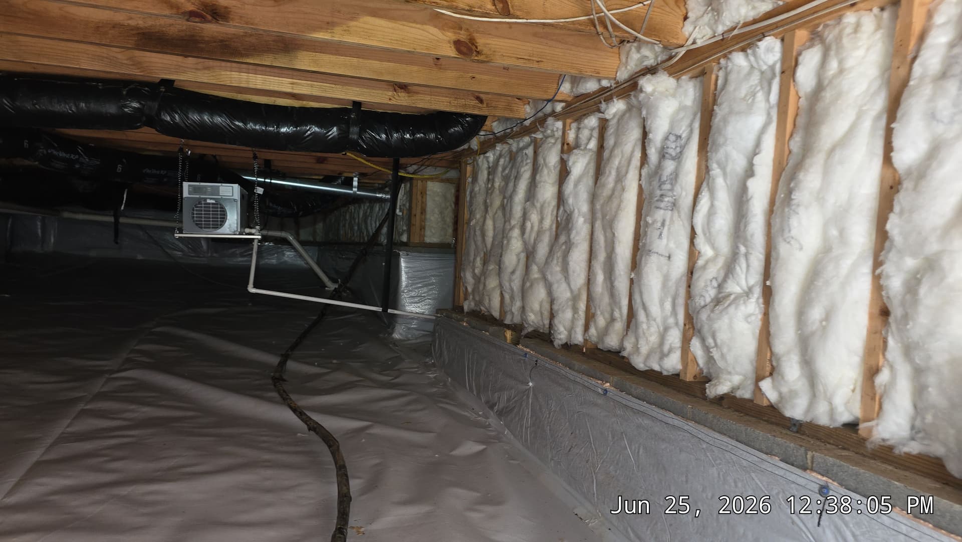 Gallery photos for Full Crawl Space Encapsulation with Dehumidifier and Fungus Removal: Image #1