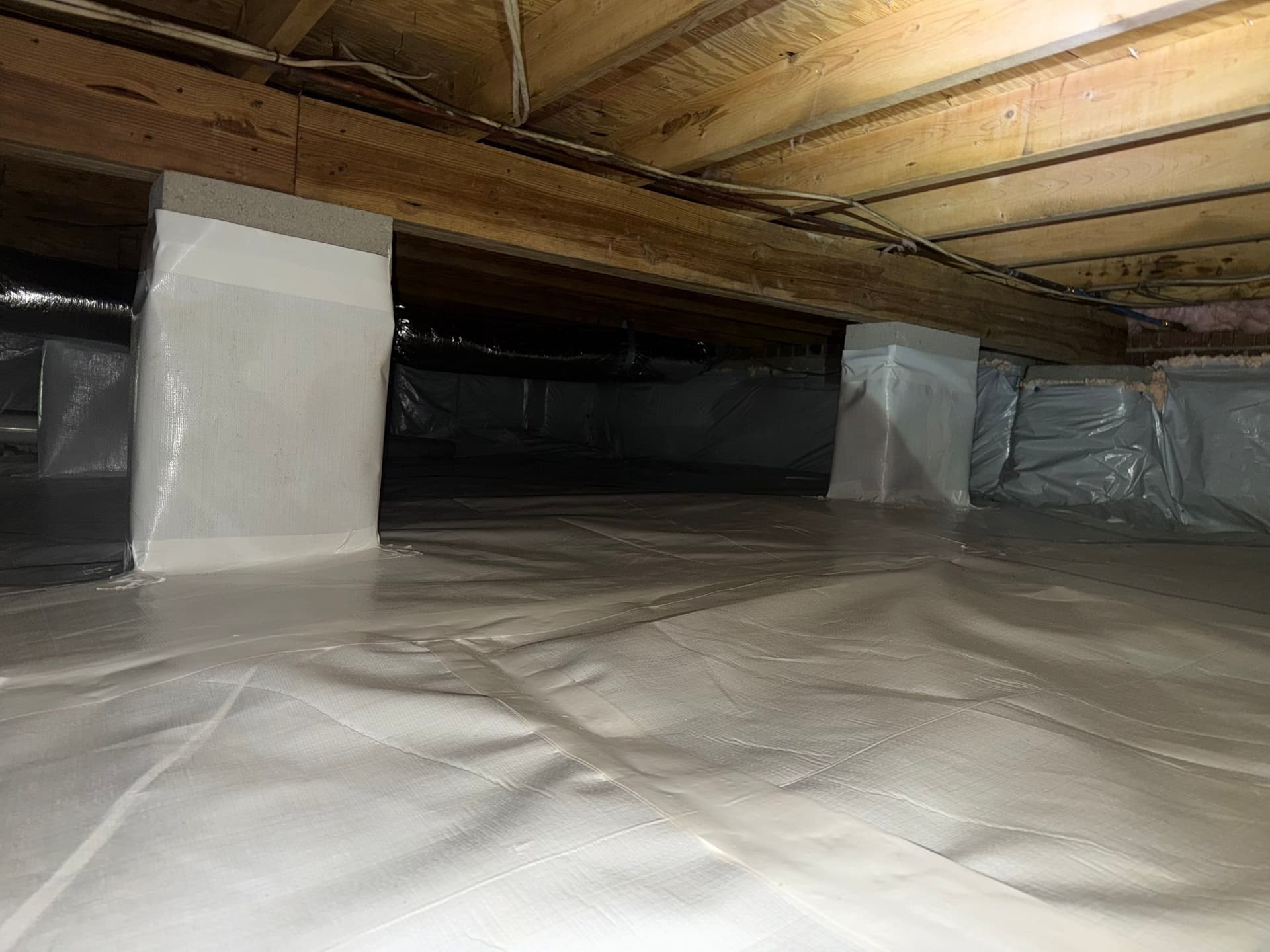 Gallery photos for Crawl Space Encapsulation and Dehumidifier Install in Wake Forest: Image #3