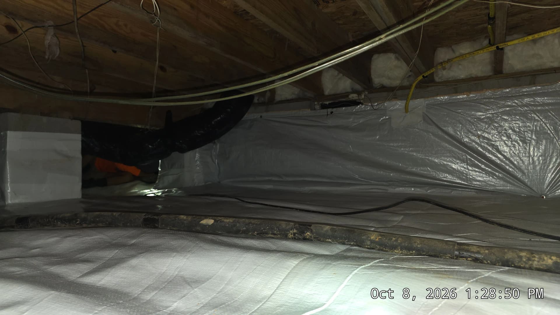 Gallery photos for Crawl Space Encapsulation with 20 Mil Vapor Barrier in Durham: Image #4