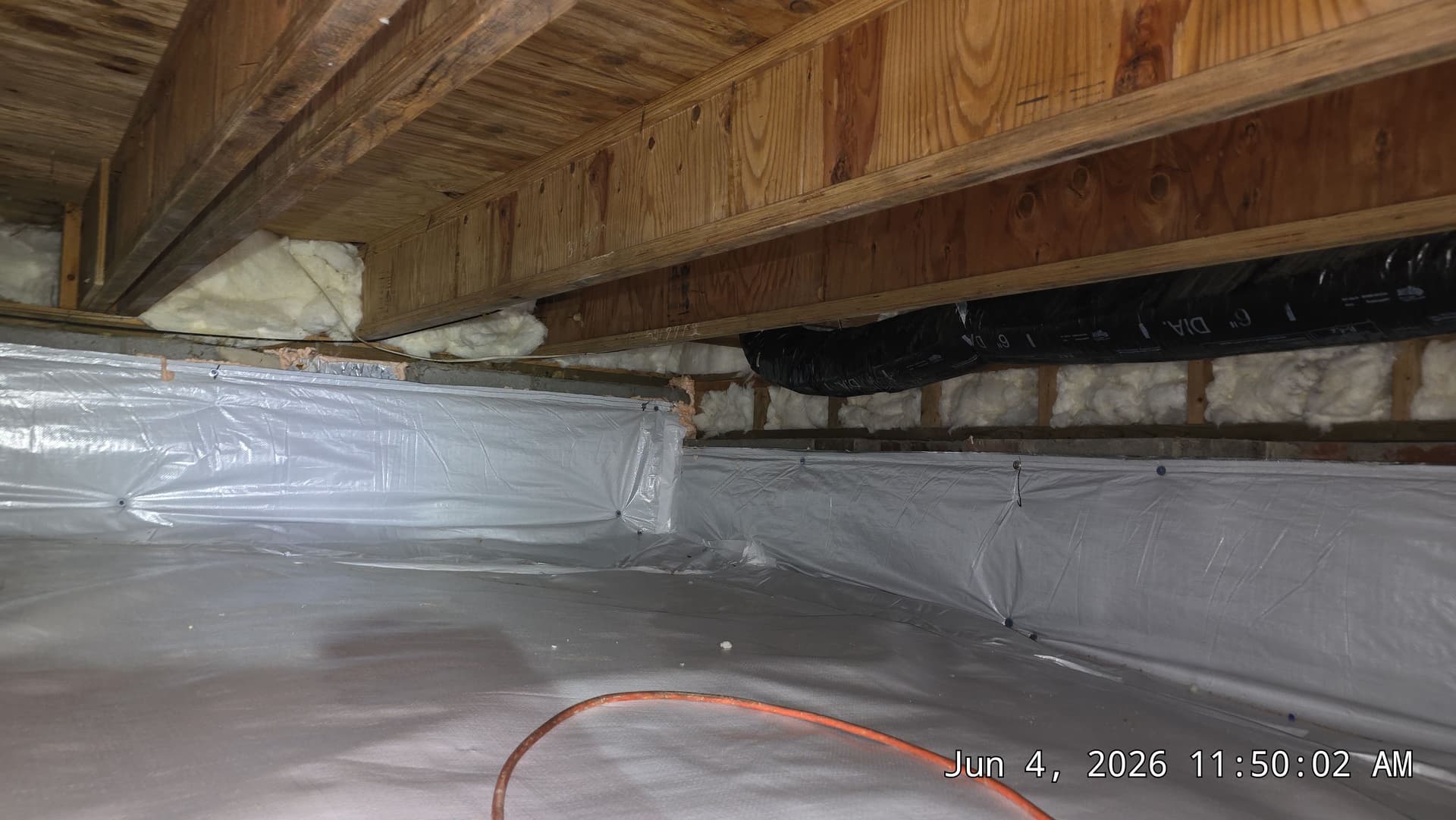 Gallery photos for Full Crawl Space Encapsulation and Dehumidifier Install in Durham: Image #1