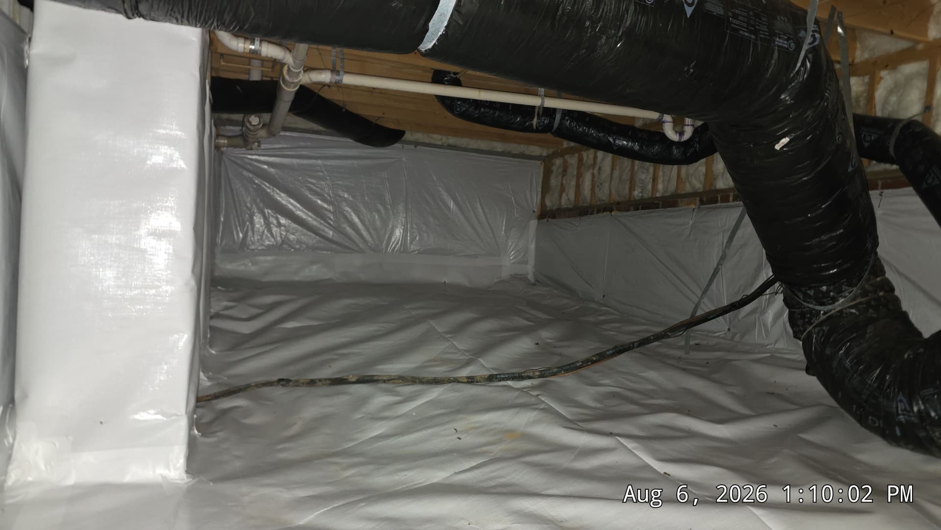 Gallery photos for Full Crawl Space Encapsulation with Sump Pump in Durham: Image #2