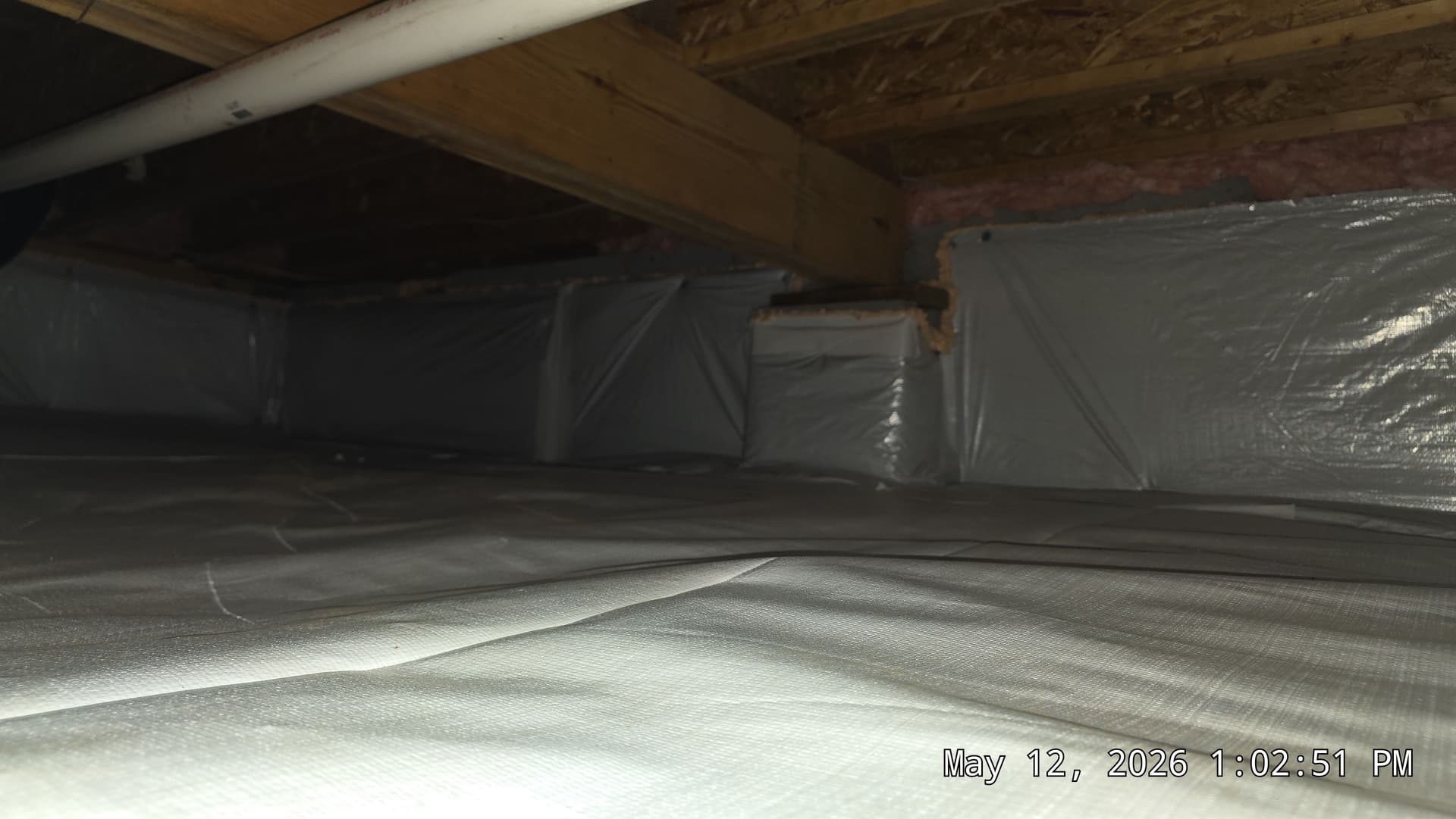Gallery photos for Crawl Space Encapsulation and Dehumidifier Install in South Durham: Image #2