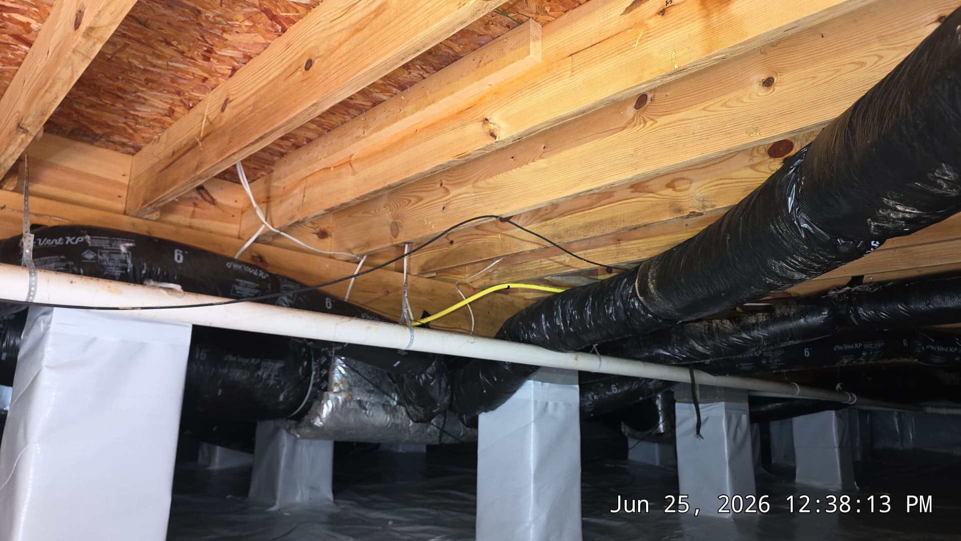 Gallery photos for Full Crawl Space Encapsulation with Dehumidifier and Fungus Removal: Image #3