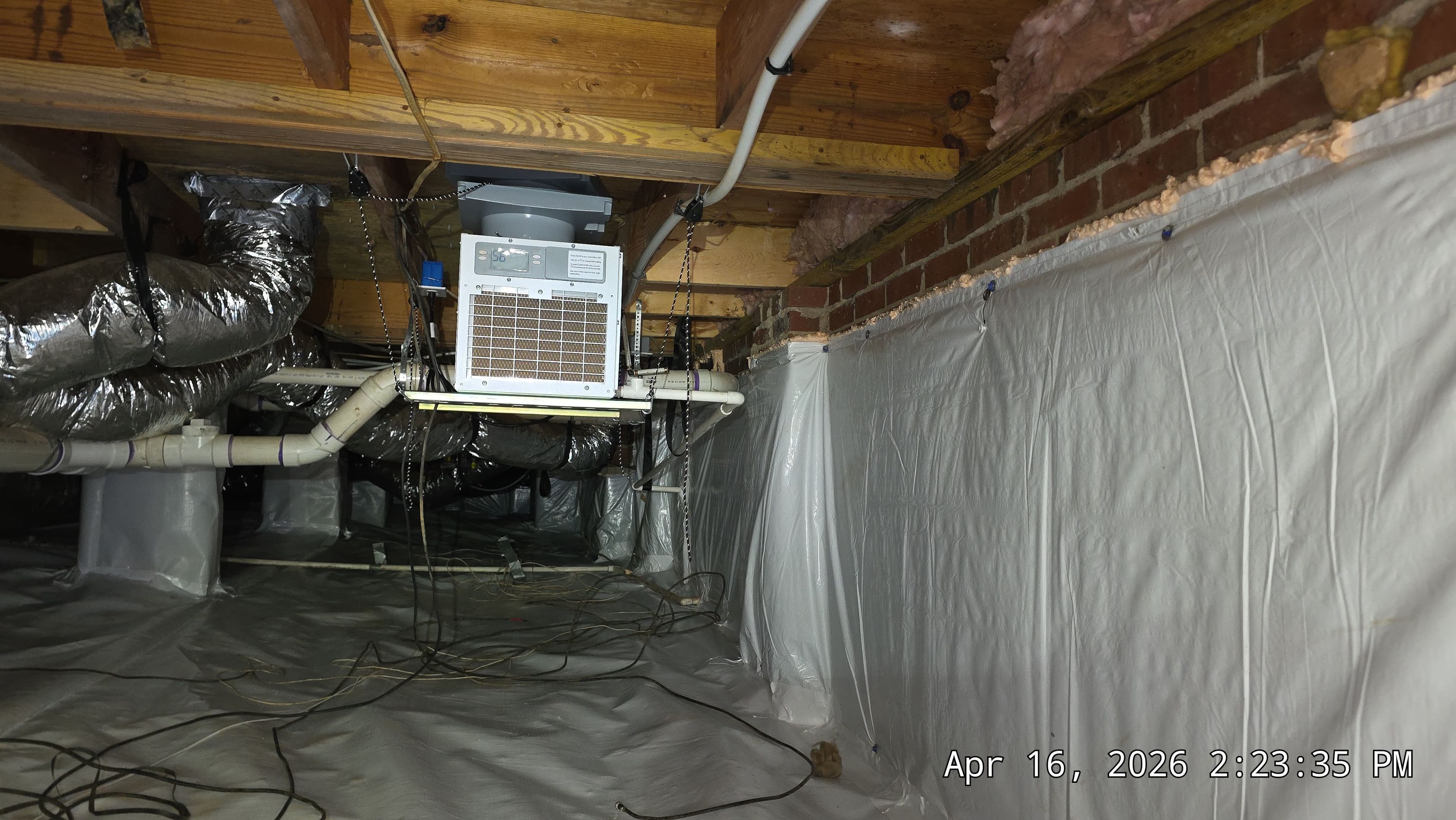 Project Crawl Space Encapsulation with Aprilaire Dehumidifier in Graham NC image