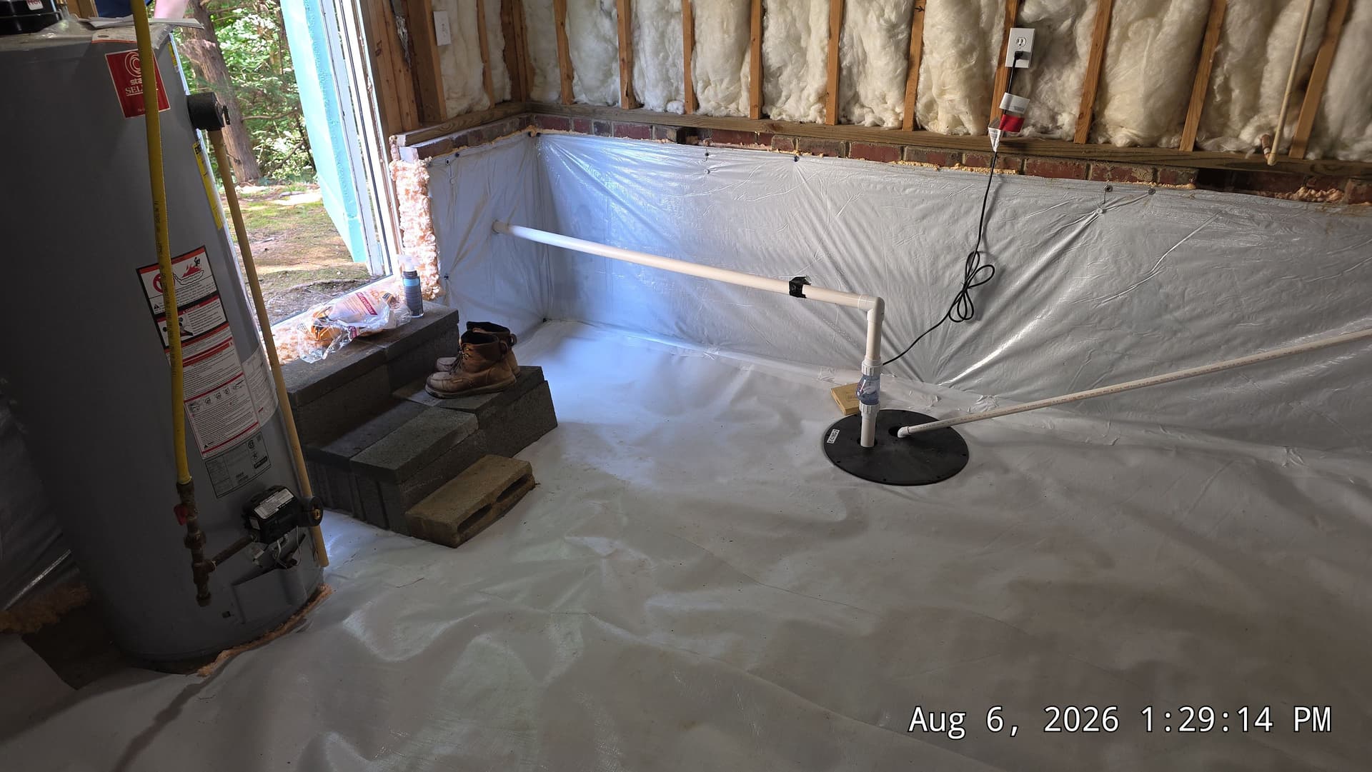 Gallery photos for Full Crawl Space Encapsulation with Sump Pump in Durham: Image #5