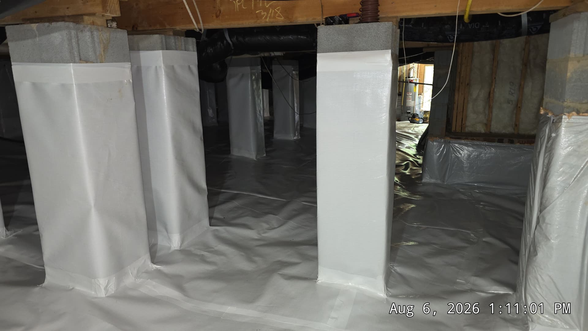 Gallery photos for Full Crawl Space Encapsulation with Sump Pump in Durham: Image #4