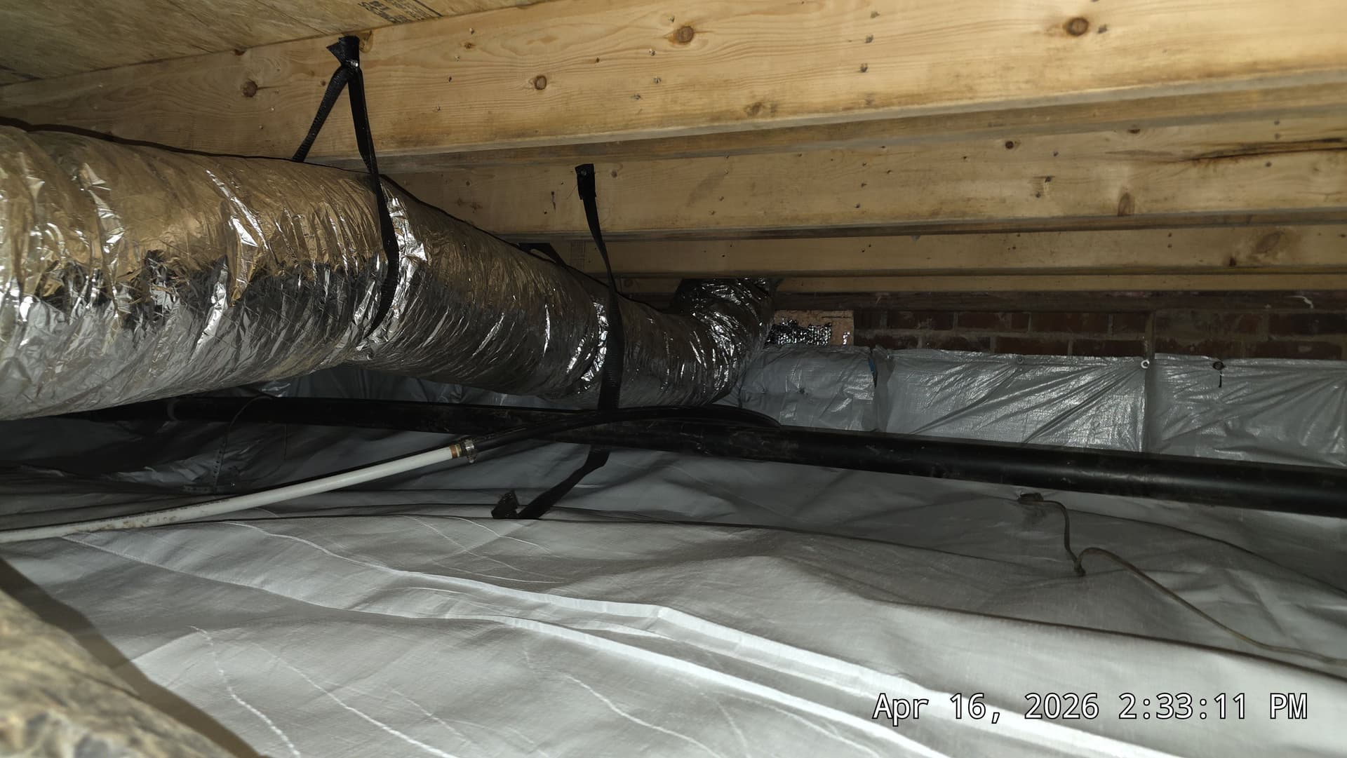 Gallery photos for Crawl Space Encapsulation with Aprilaire Dehumidifier in Graham NC: Image #4