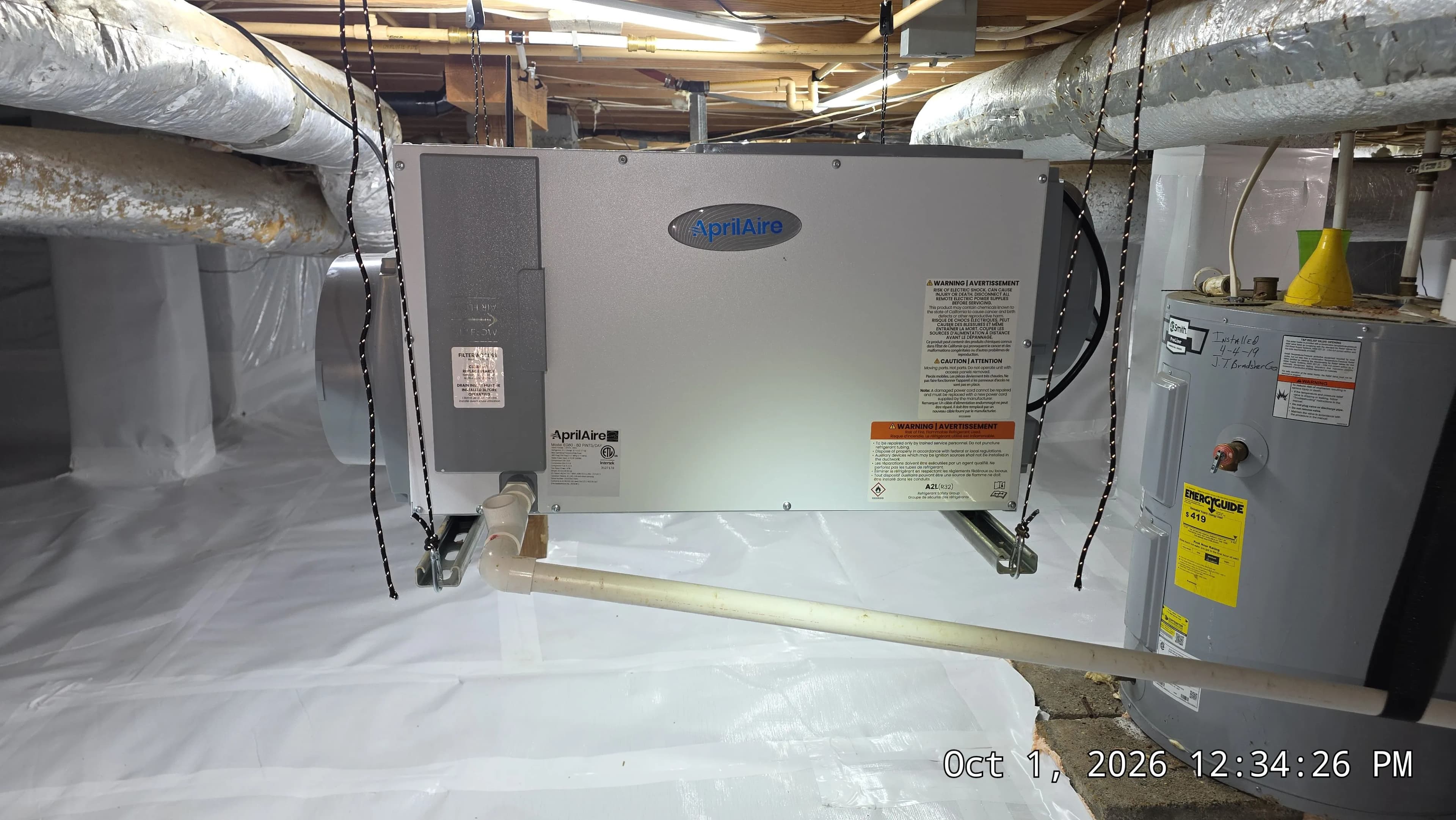 Project Crawl Space Encapsulation Done Right at Hyco Lake image
