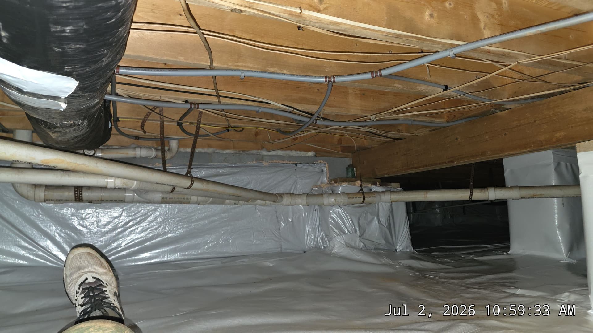 Gallery photos for Raleigh Crawl Space Encapsulation with Aprilaire E70 Dehumidifier: Image #4