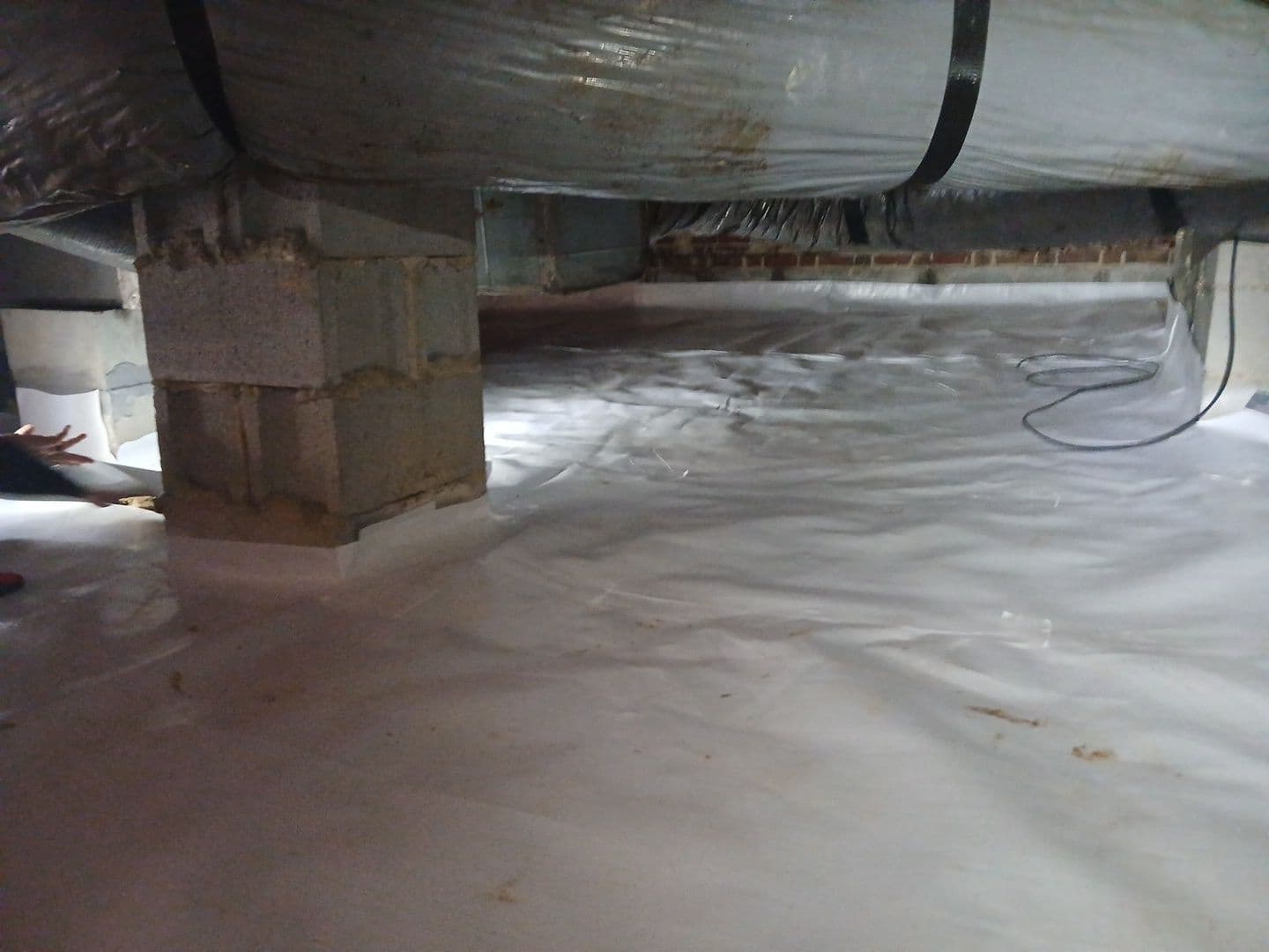 Gallery photos for 20 Mil Vapor Barrier Installation in Wake Forest NC: Image #3