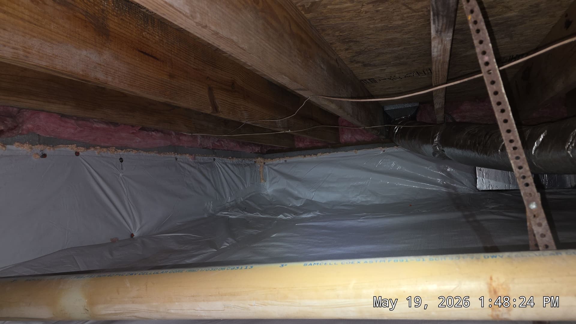 Gallery photos for Crawl Space Encapsulation with Dehumidifier Installation in Creedmoor NC: Image #3