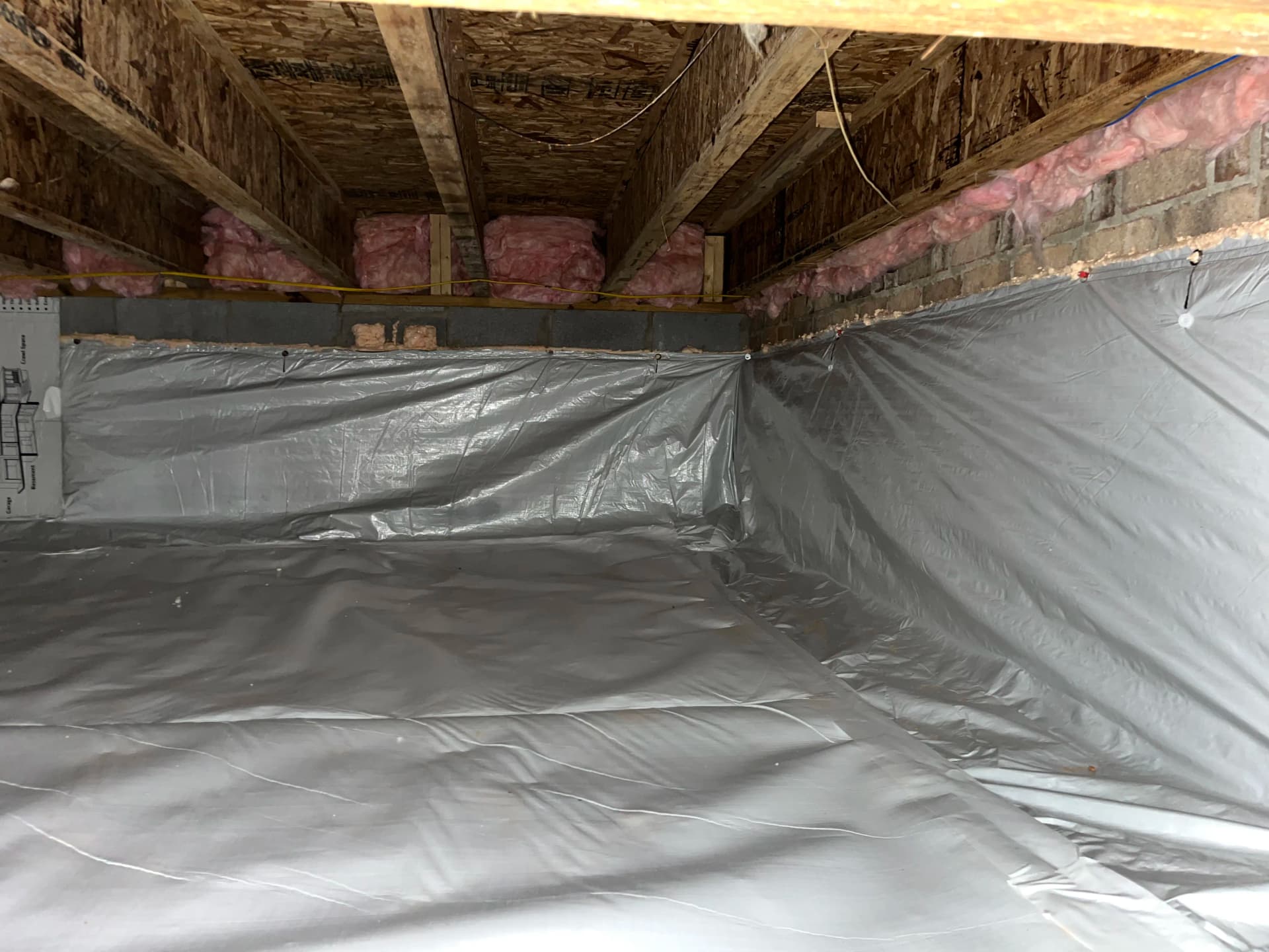 Gallery photos for Crawl Space Encapsulation with Wi-Fi Dehumidifier in Burlington: Image #3