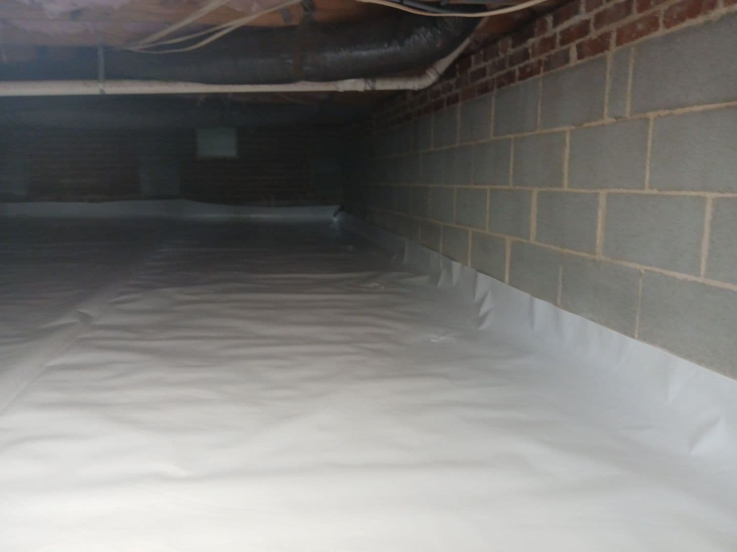 Project 20 Mil Vapor Barrier Installation in Wake Forest NC image