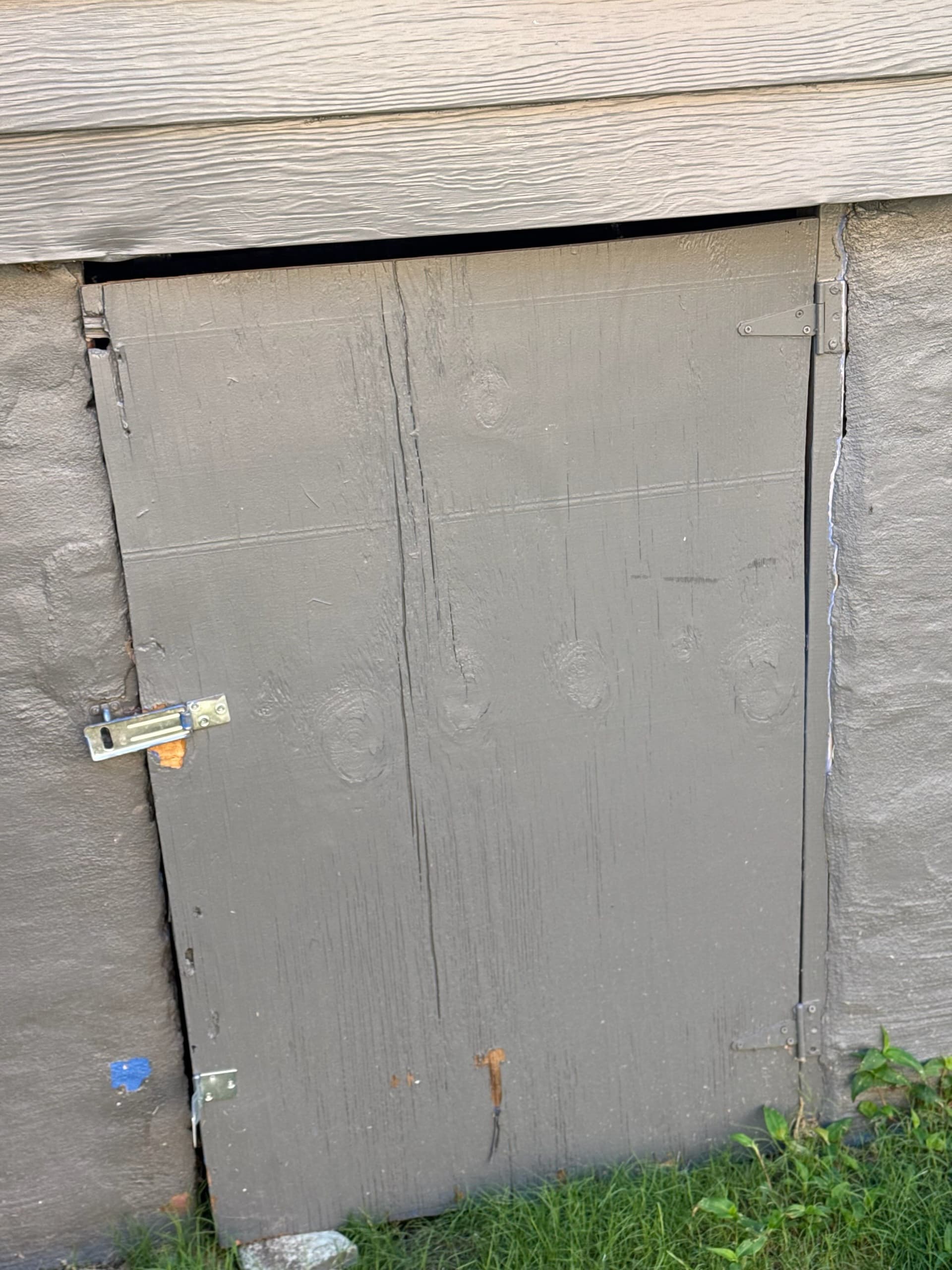 New crawl space door installation in Durham NC image