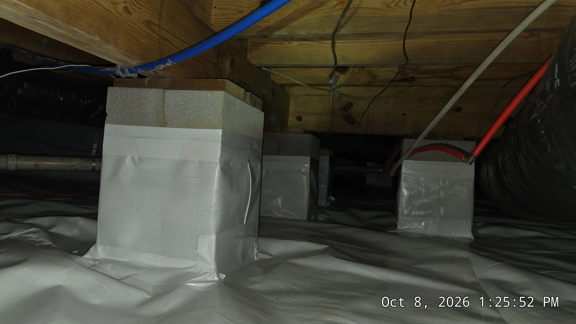 Gallery photos for Crawl Space Encapsulation with 20 Mil Vapor Barrier in Durham: Image #7