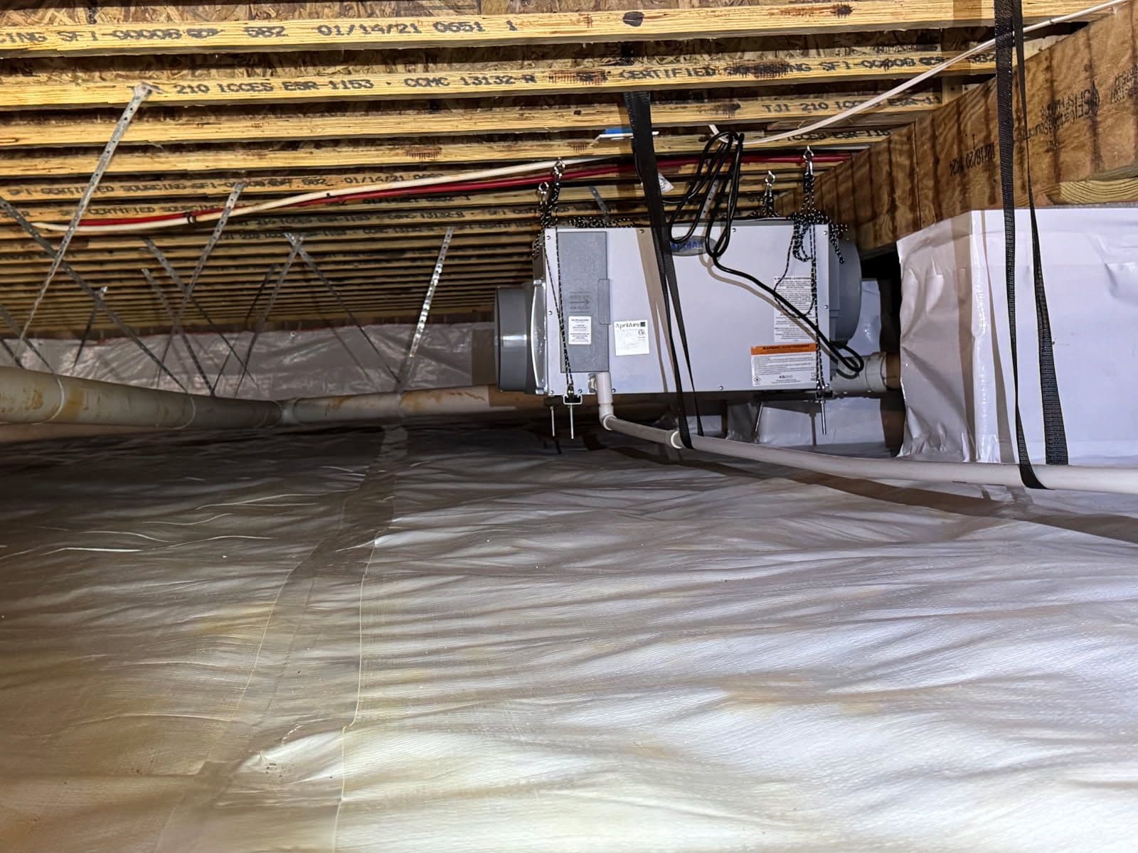 Gallery photos for Crawlspace Encapsulation in Graham NC: Image #2