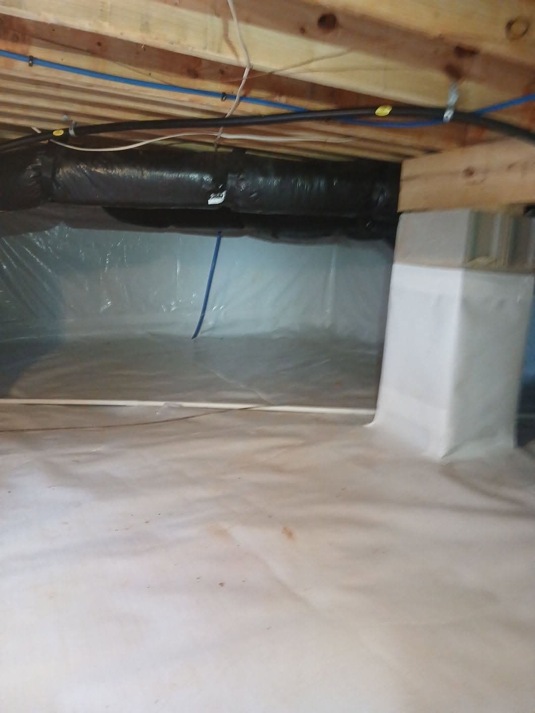 Gallery photos for Crawl Space Encapsulation in Wake Forest: Image #1