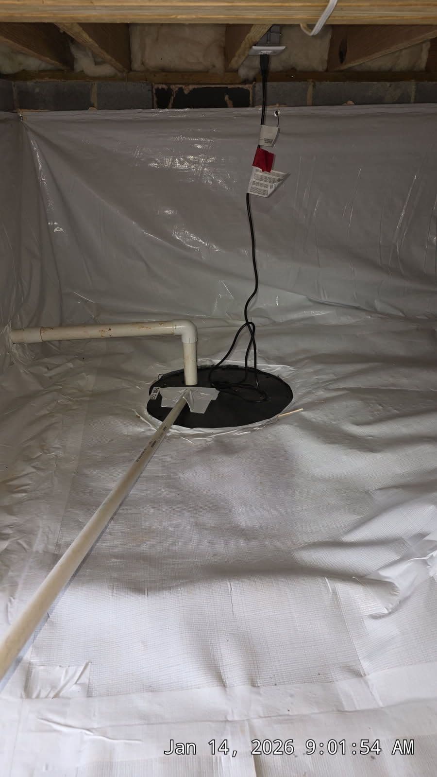 Gallery photos for Crawlspace Encapsulation and Sump Pump Installation in Cedar Grove: Image #3