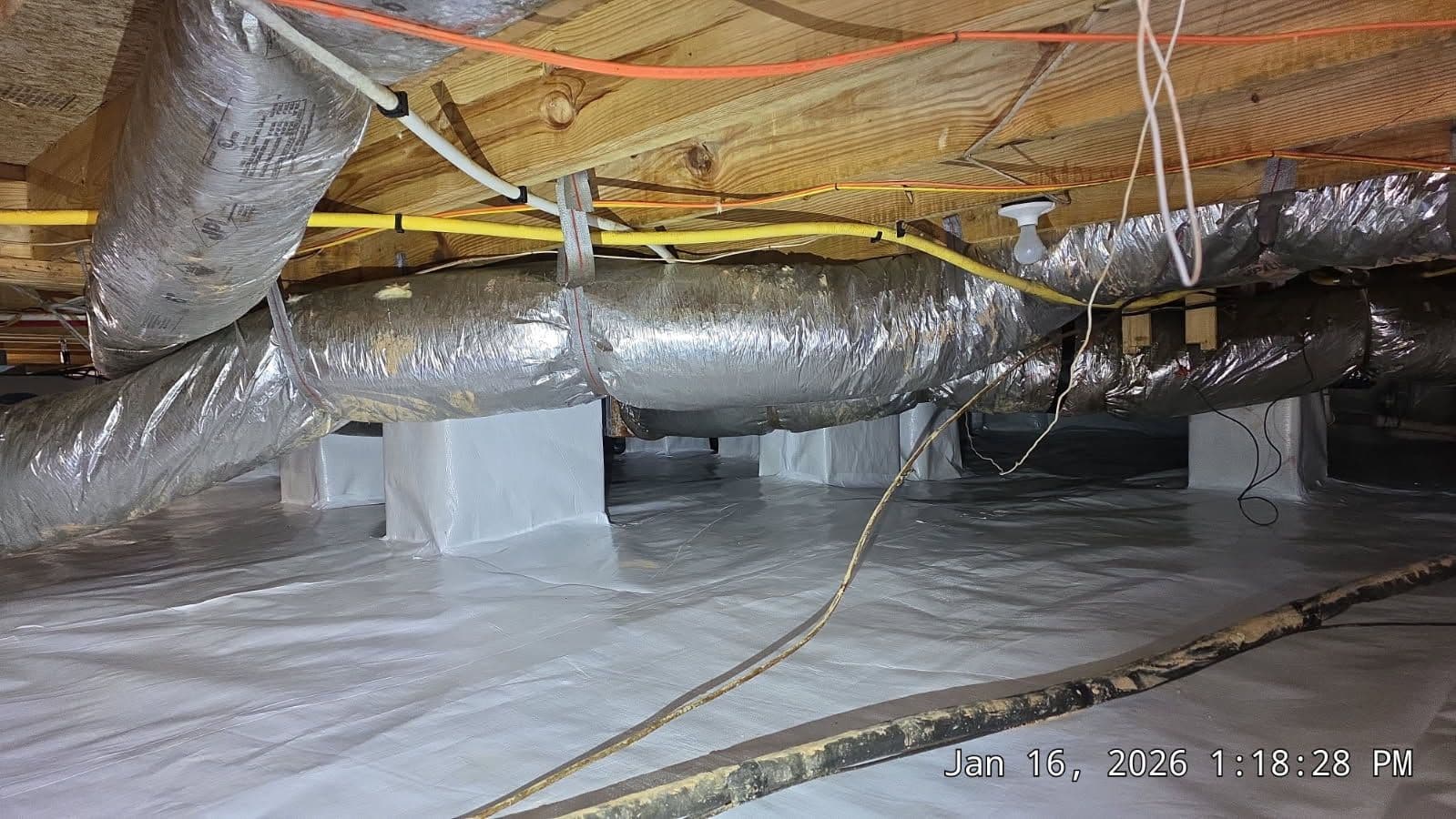 Gallery photos for Crawlspace Transformation in Hillsborough NC: Image #2