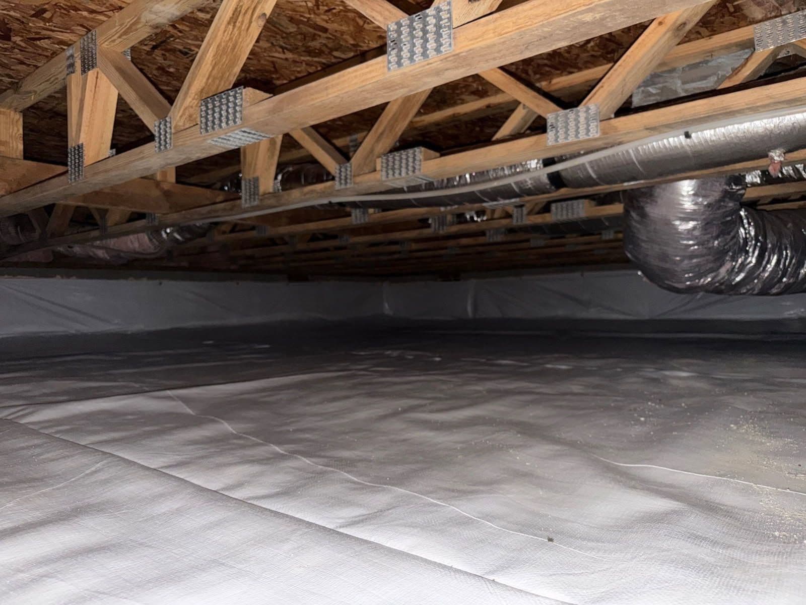 Gallery photos for Crawl Space Encapsulation in North Durham: Image #2