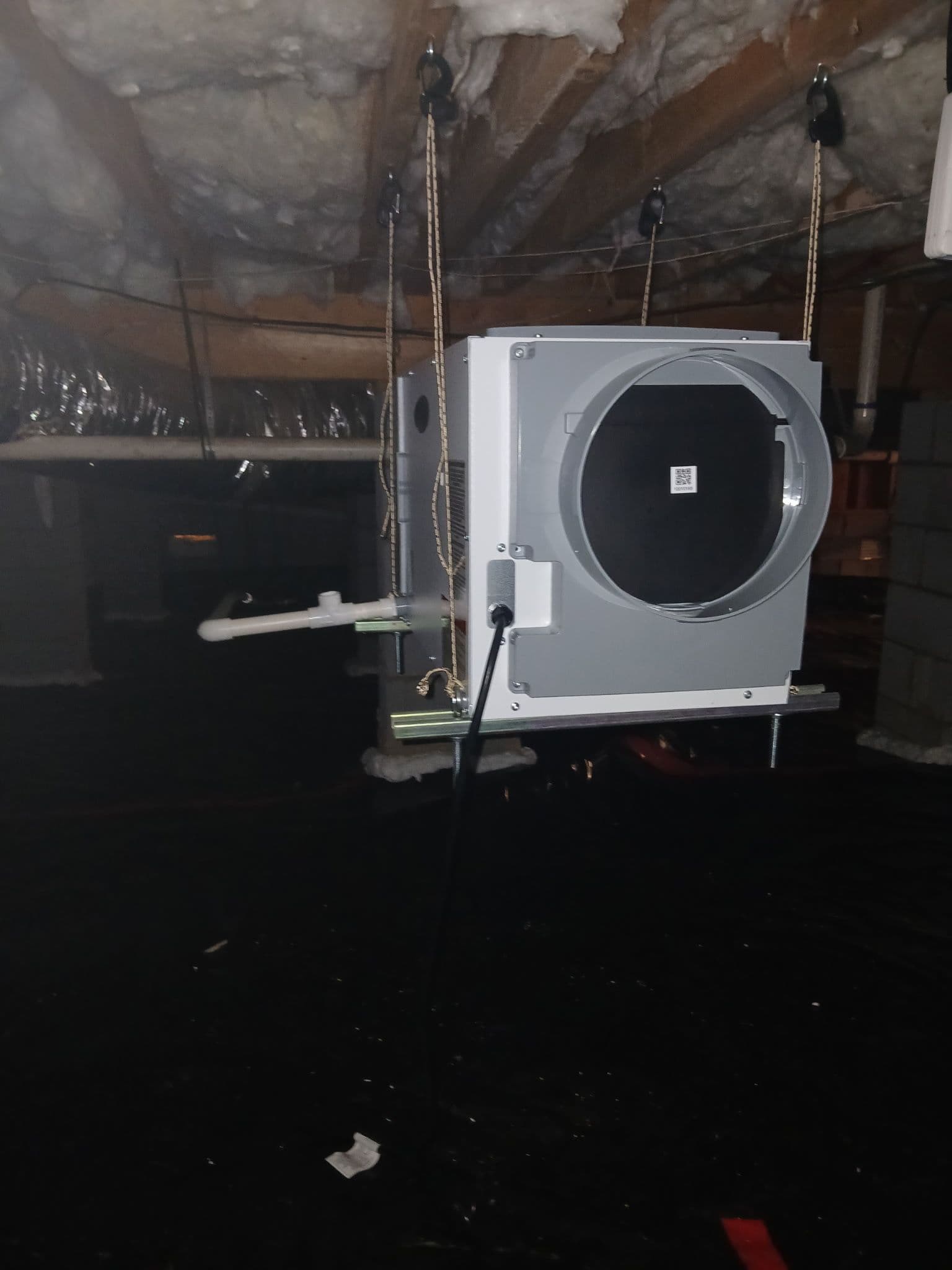 Raleigh Crawlspace Dehumidifier Installation Success