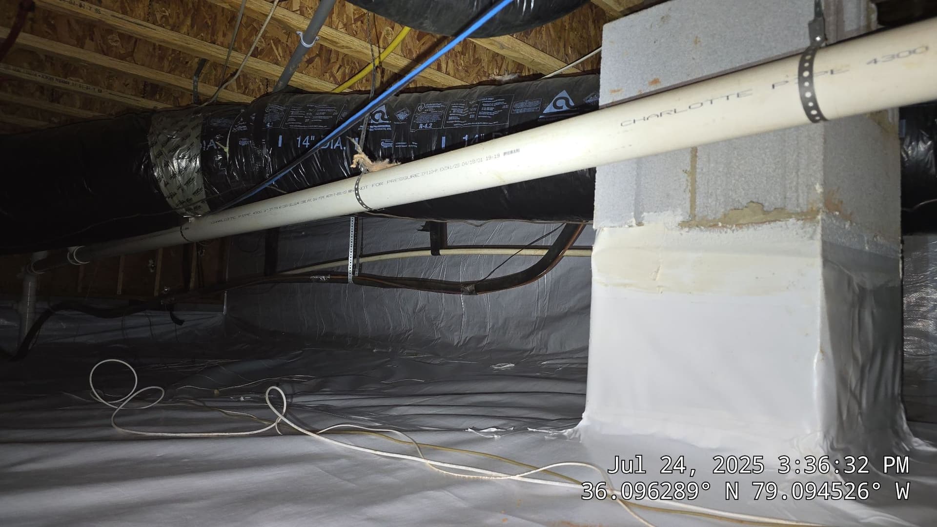 Gallery photos for Successful Vapor Barrier Installation in Hillsborough: Image #2