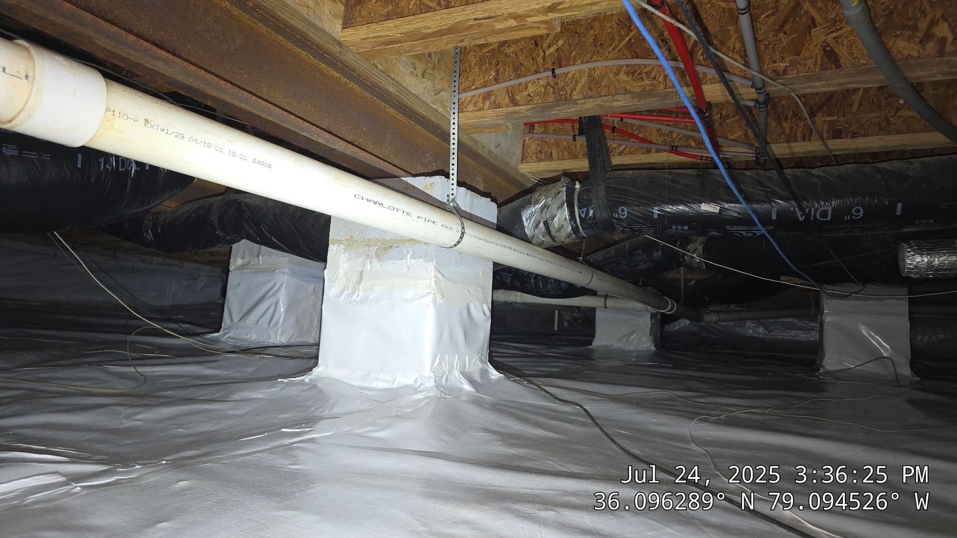 Gallery photos for Successful Vapor Barrier Installation in Hillsborough: Image #3