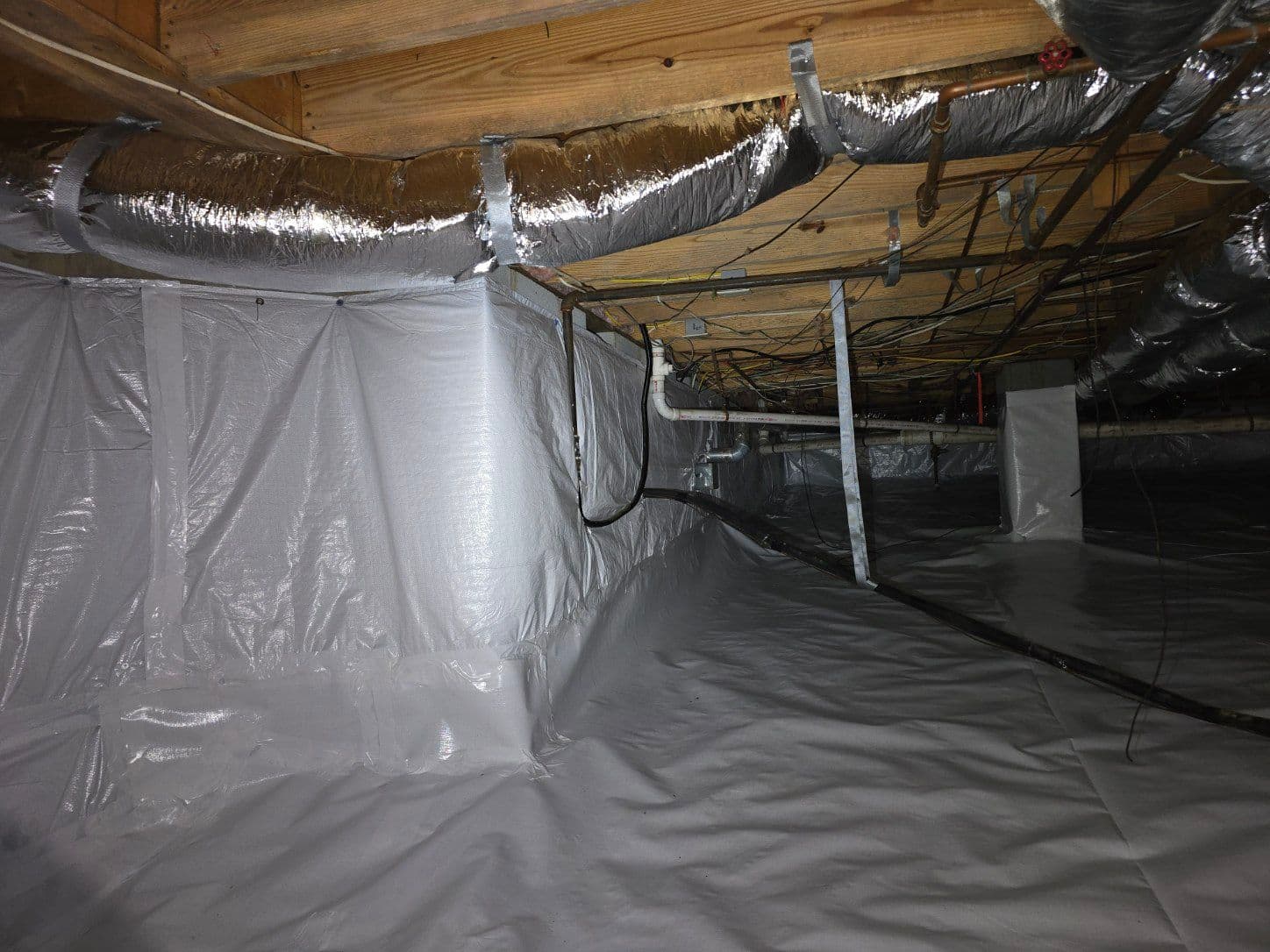 Gallery photos for Comprehensive Crawl Space Encapsulation in Croasdaile: Image #1
