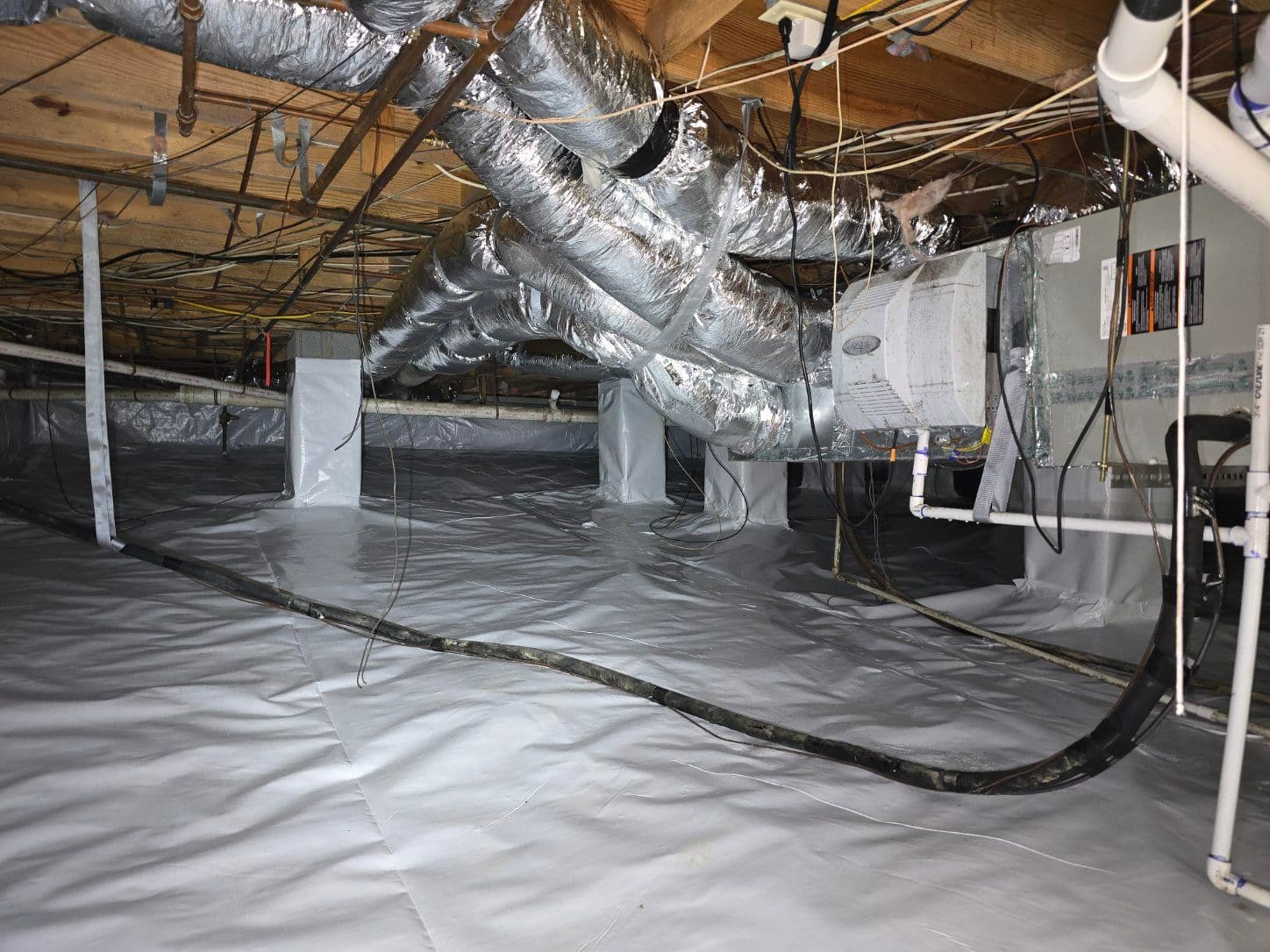 Gallery photos for Comprehensive Crawl Space Encapsulation in Croasdaile: Image #2