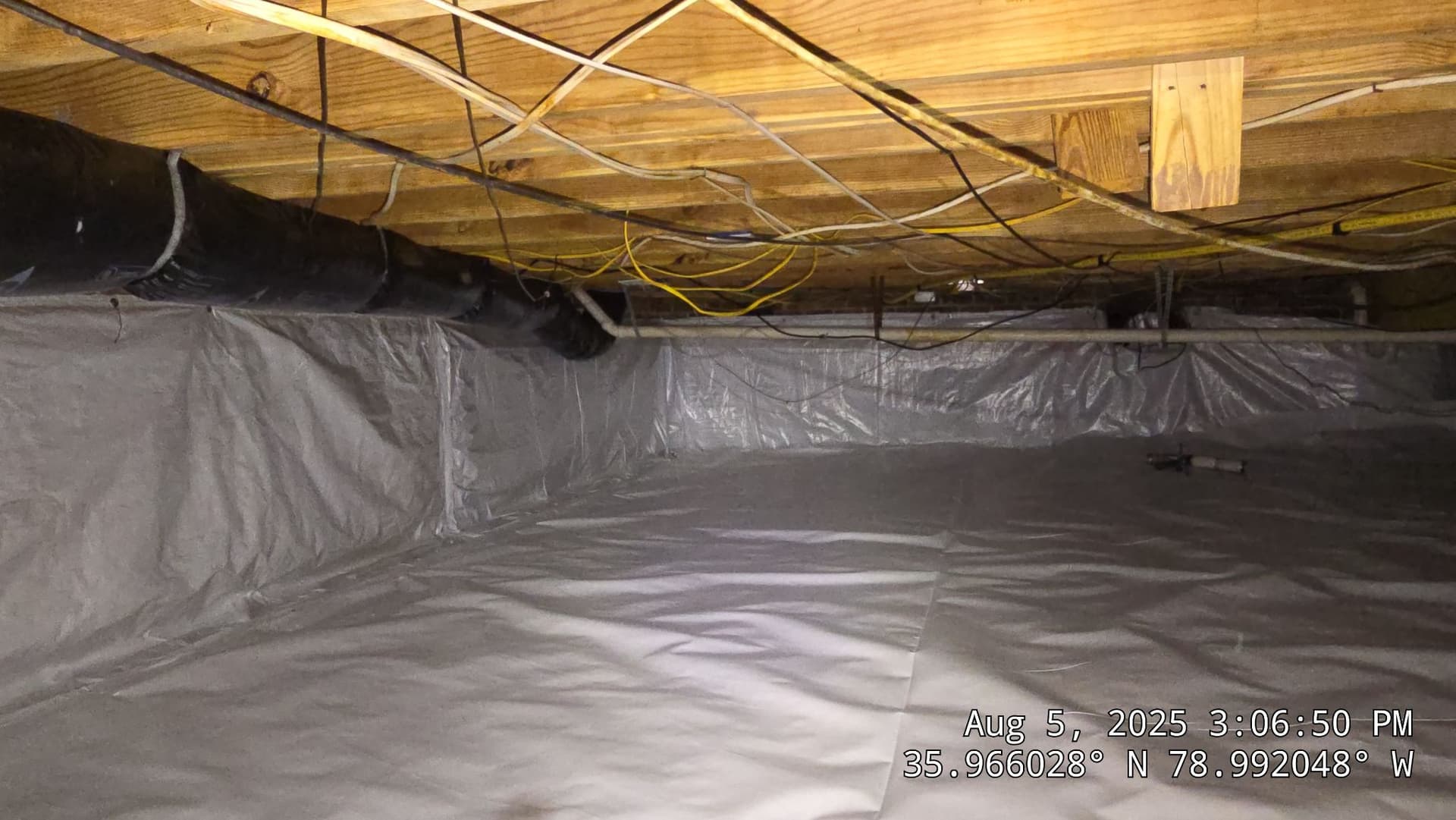 Gallery photos for Crawl Space Transformation with Dehumidifier: Image #1