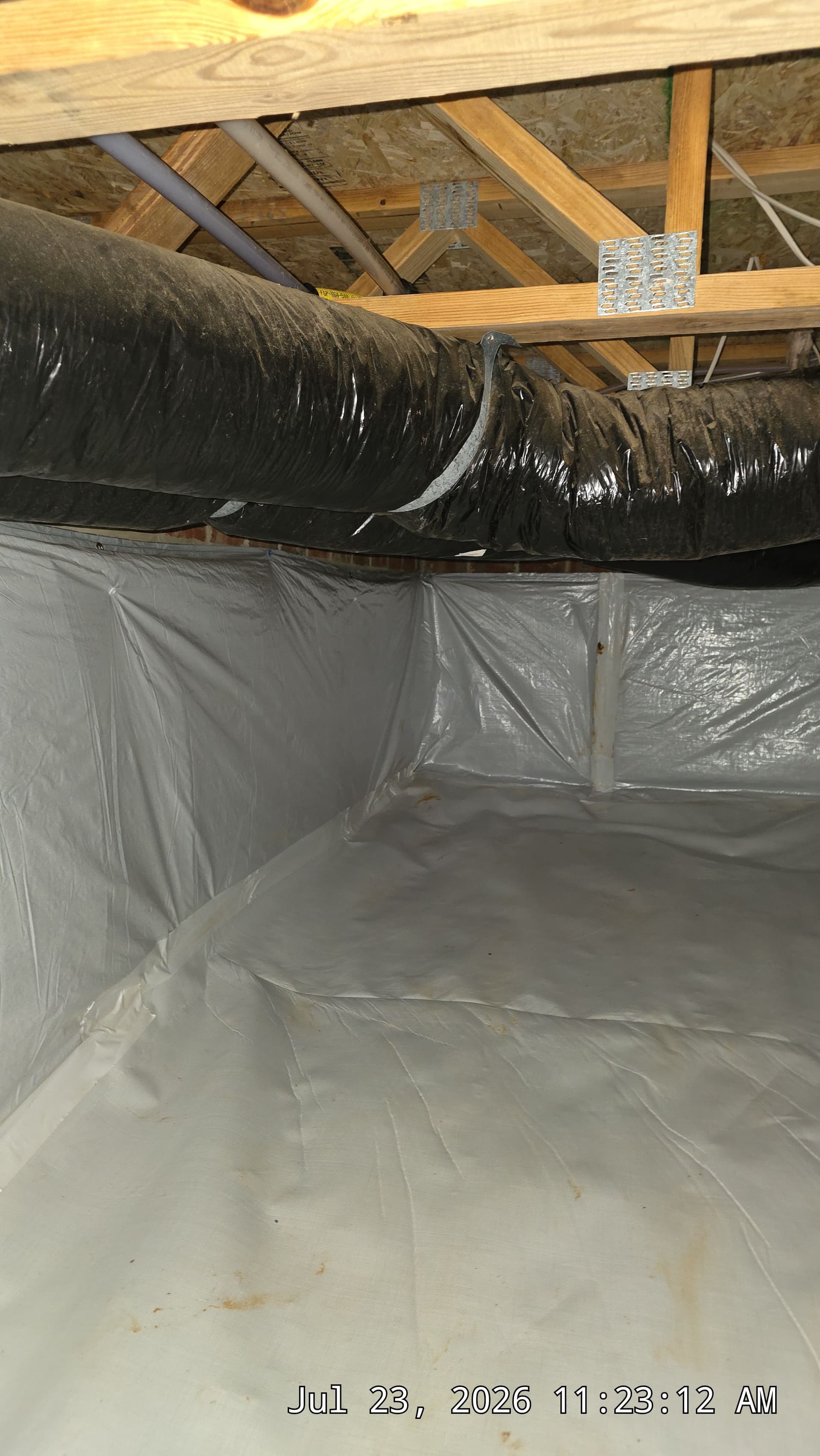 Gallery photos for Crawl Space Encapsulation and Dehumidifier Install in Hillsborough: Image #3