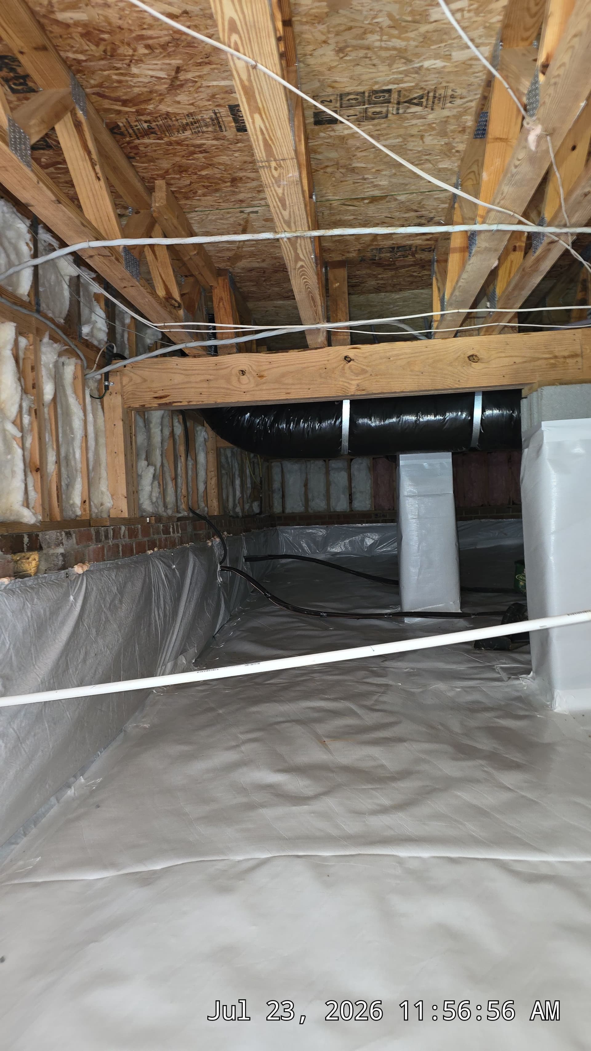 Gallery photos for Crawl Space Encapsulation and Dehumidifier Install in Hillsborough: Image #5