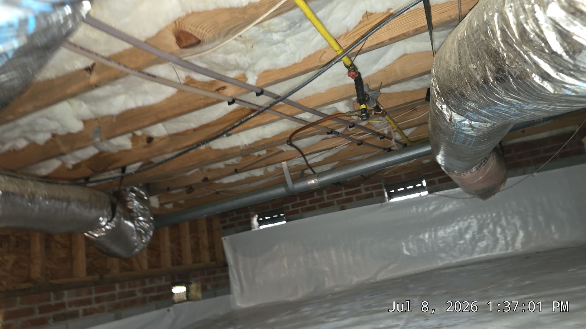 Crawl Space Insulation and Vapor Barrier Replacement in Morrisville image
