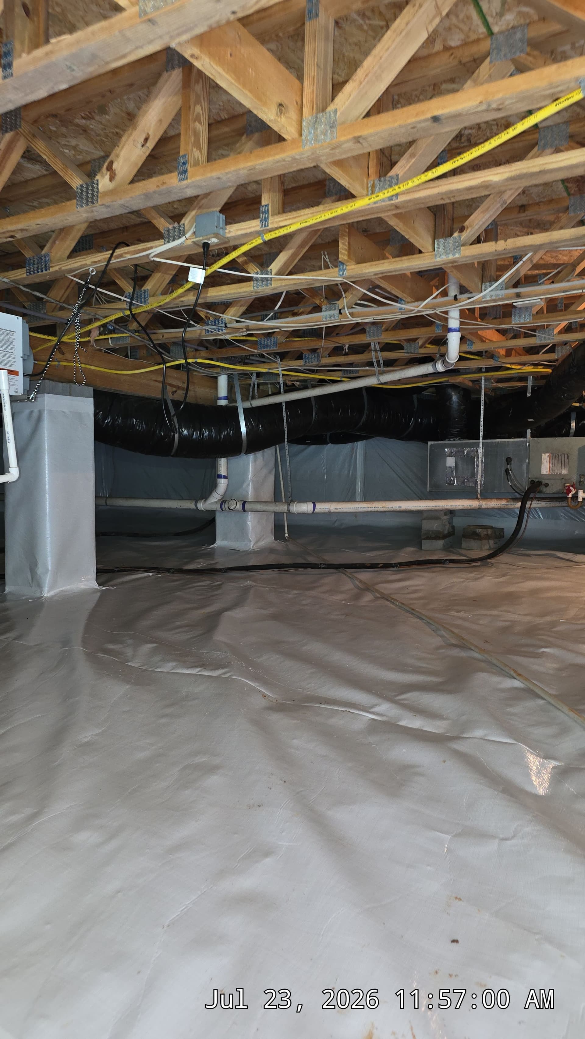 Gallery photos for Crawl Space Encapsulation and Dehumidifier Install in Hillsborough: Image #4