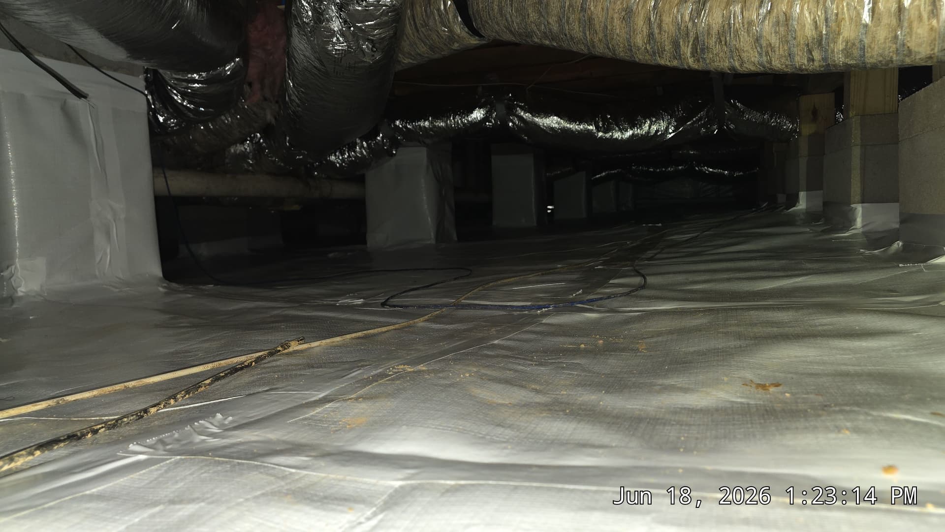 Gallery photos for Crawl Space Encapsulation with 20 Mil Vapor Barrier in Rougemont: Image #3