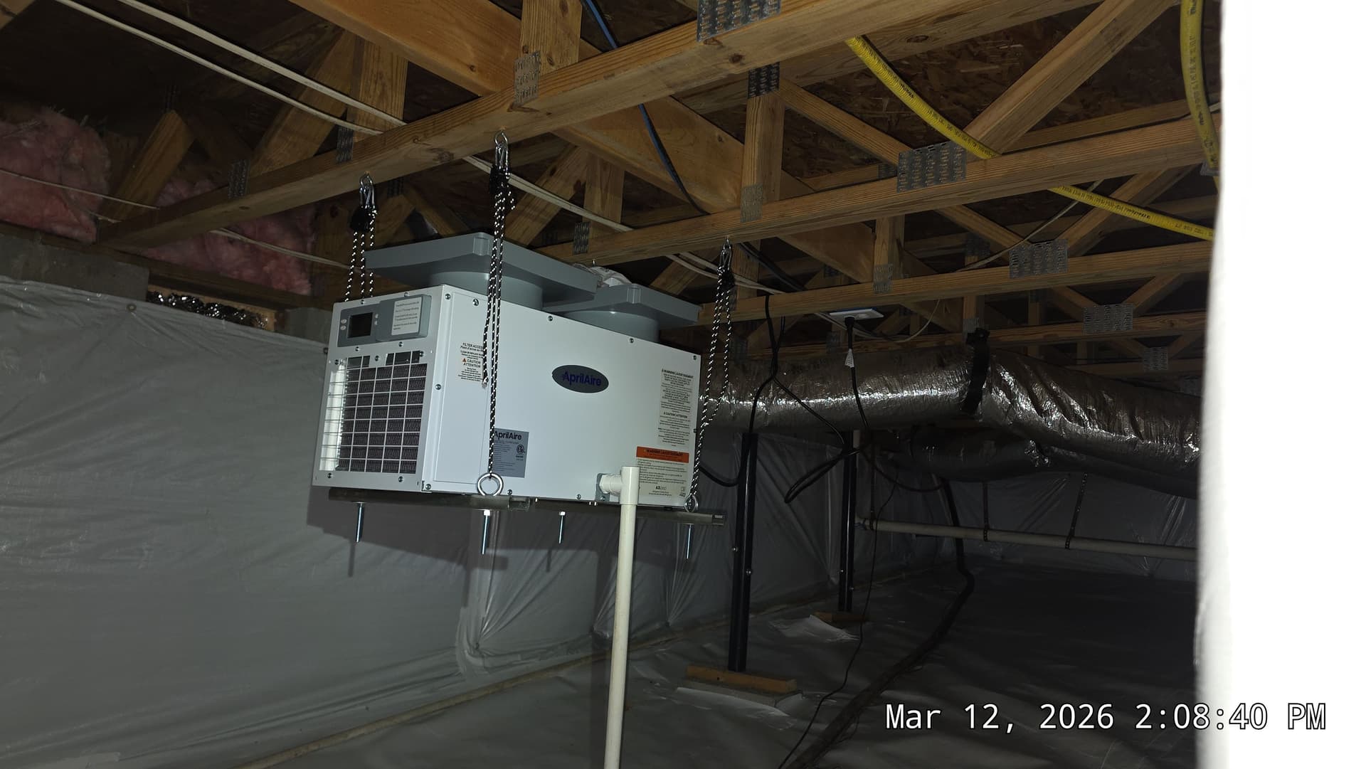 Gallery photos for Crawlspace Upgrade with Vapor Barrier and Dehumidifier Installation: Image #4